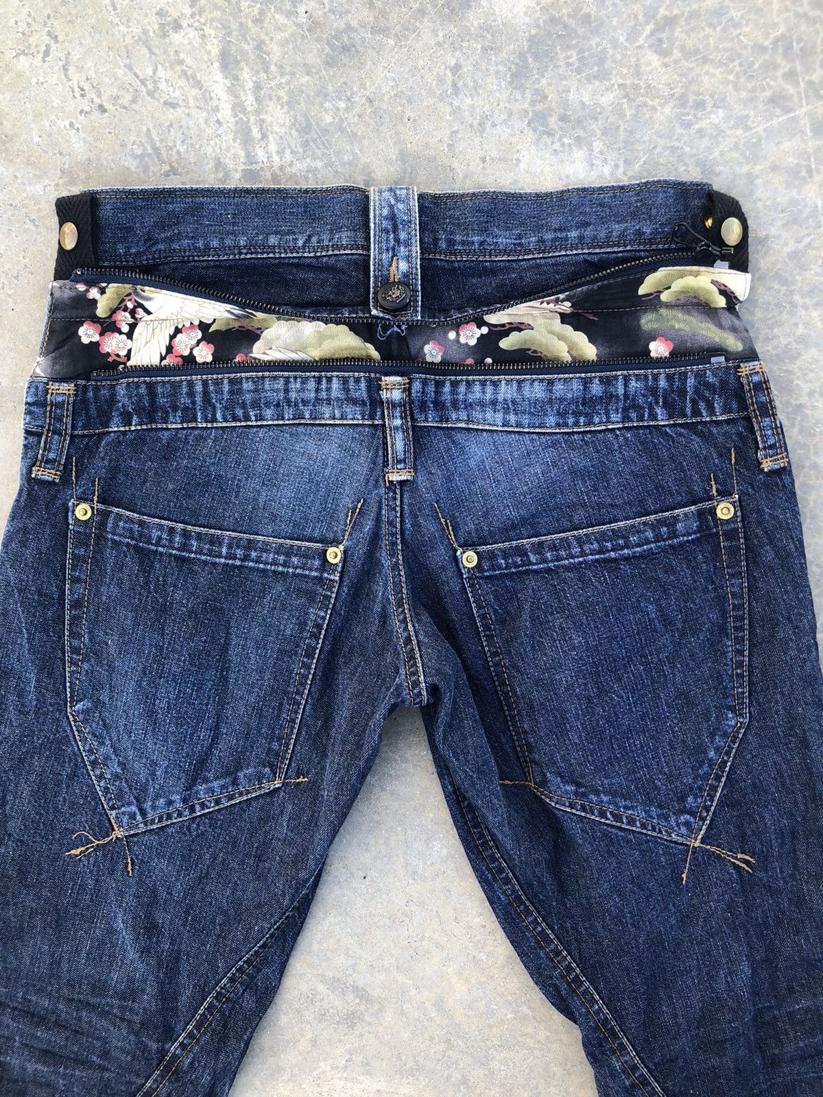 PPFM × Seditionaries PPFM Bondage Punk Denim Jeans Size US 30 / EU 46 - 4 Thumbnail