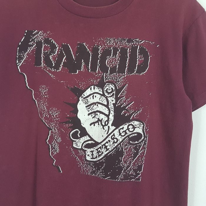 Vintage Vintage 90s Rancid American Punk Rock Band Tour T Shirt Grailed