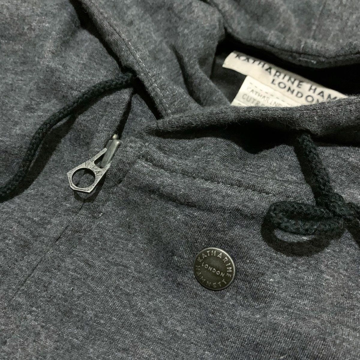 Vintage Katharine Hamnett London Zipper Hoodie