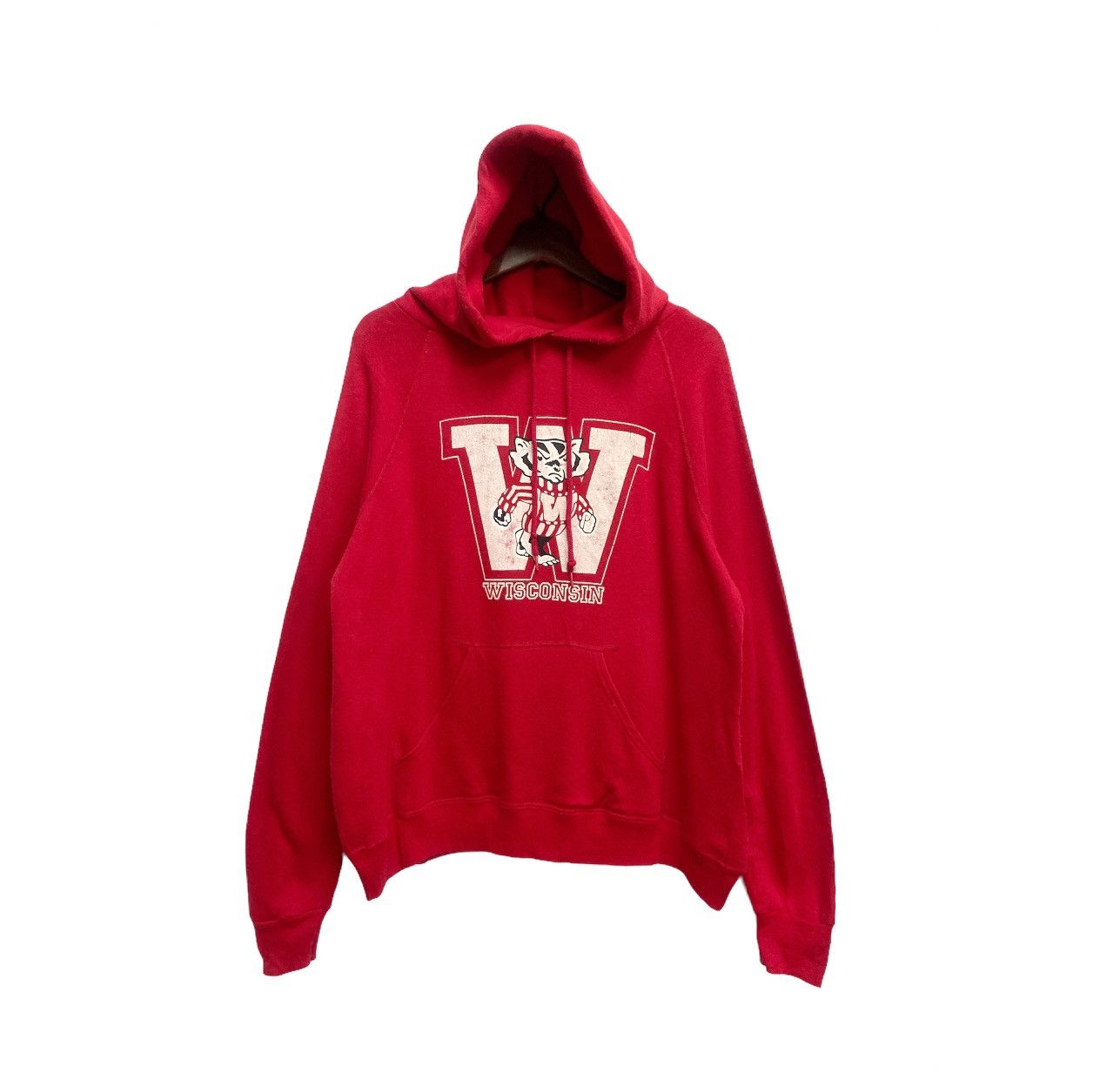 Vintage Vintage 80s Wisconsin Badgers Hoodie Size L Size US L / EU 52-54 / 3 - 1 Thumbnail