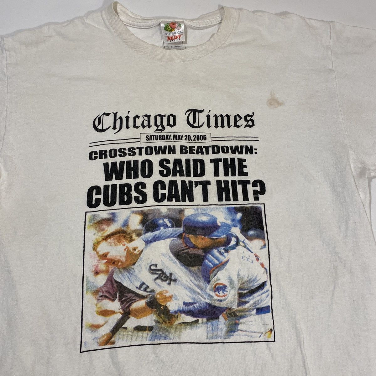 Fruit Of The Loom × MLB × Vintage Vintage MLB Crosstown Beatdown Tee Size US L / EU 52-54 / 3 - 1 Thumbnail