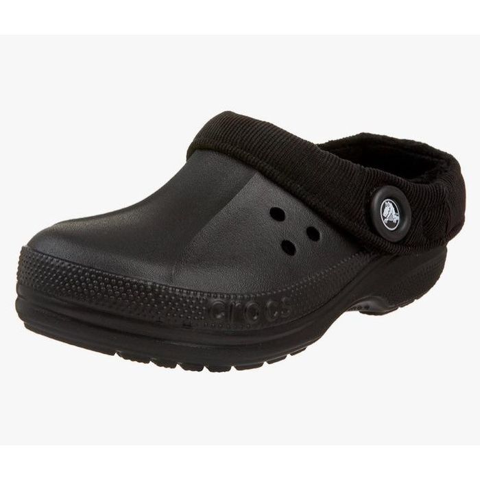 Corduroy store lined crocs