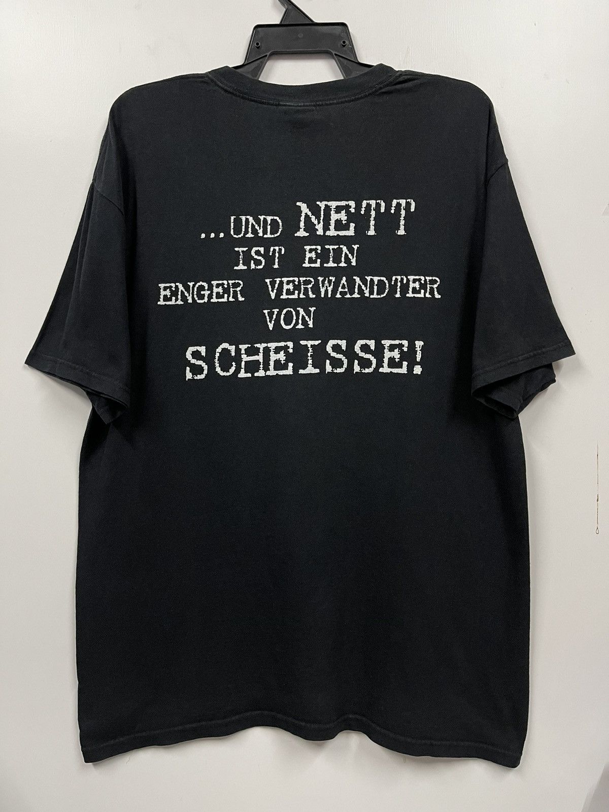Rap Tees × Vintage Vintage Hip Hop Ist Ganz Nett By EMP T Shirt Rare Size US XL / EU 56 / 4 - 2 Thumbnail