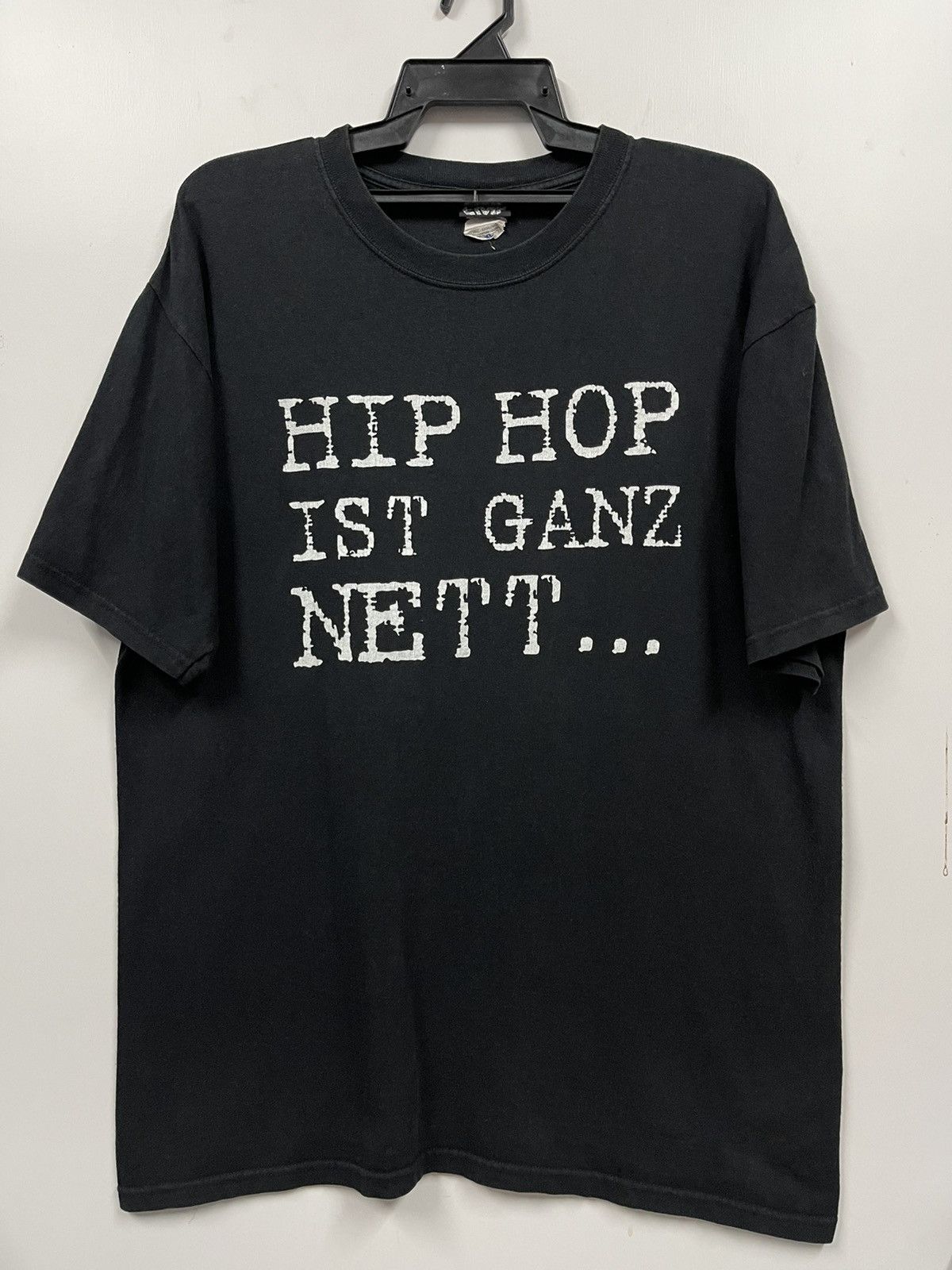 Rap Tees × Vintage Vintage Hip Hop Ist Ganz Nett By EMP T Shirt Rare Size US XL / EU 56 / 4 - 1 Thumbnail