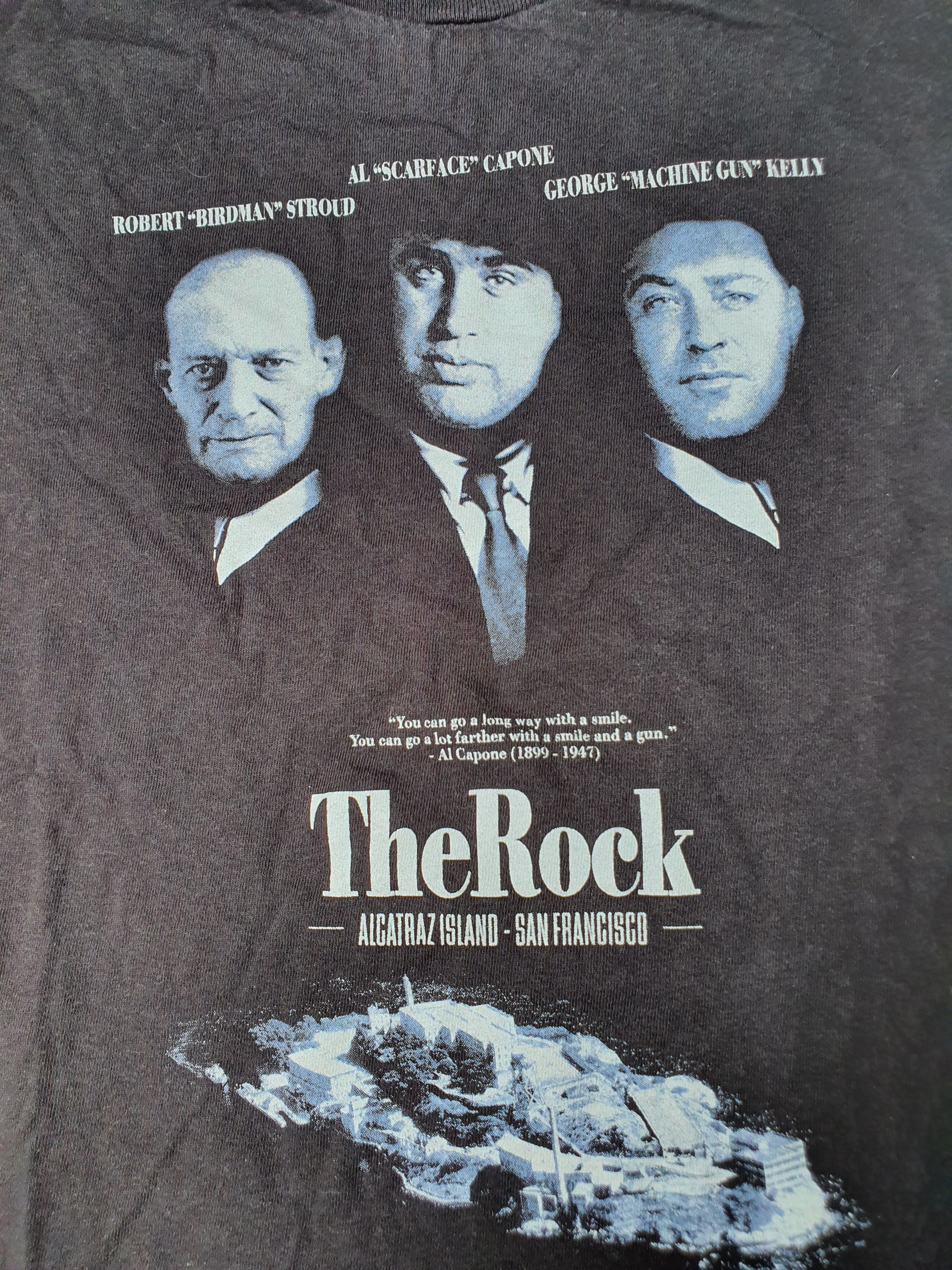 Other The Rock Alcatraz Island SF AL Capone George Kelly tee,sz L Size US L / EU 52-54 / 3 - 4 Thumbnail