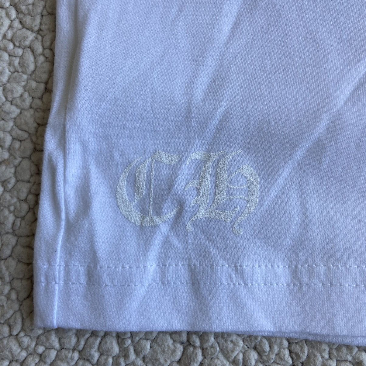 Chrome Hearts Chrome Hearts White Neck Logo T Shirt XXL Size US XXL / EU 58 / 5 - 4 Thumbnail