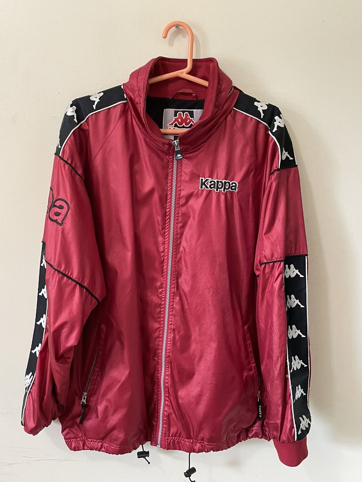 Red kappa windbreaker clearance