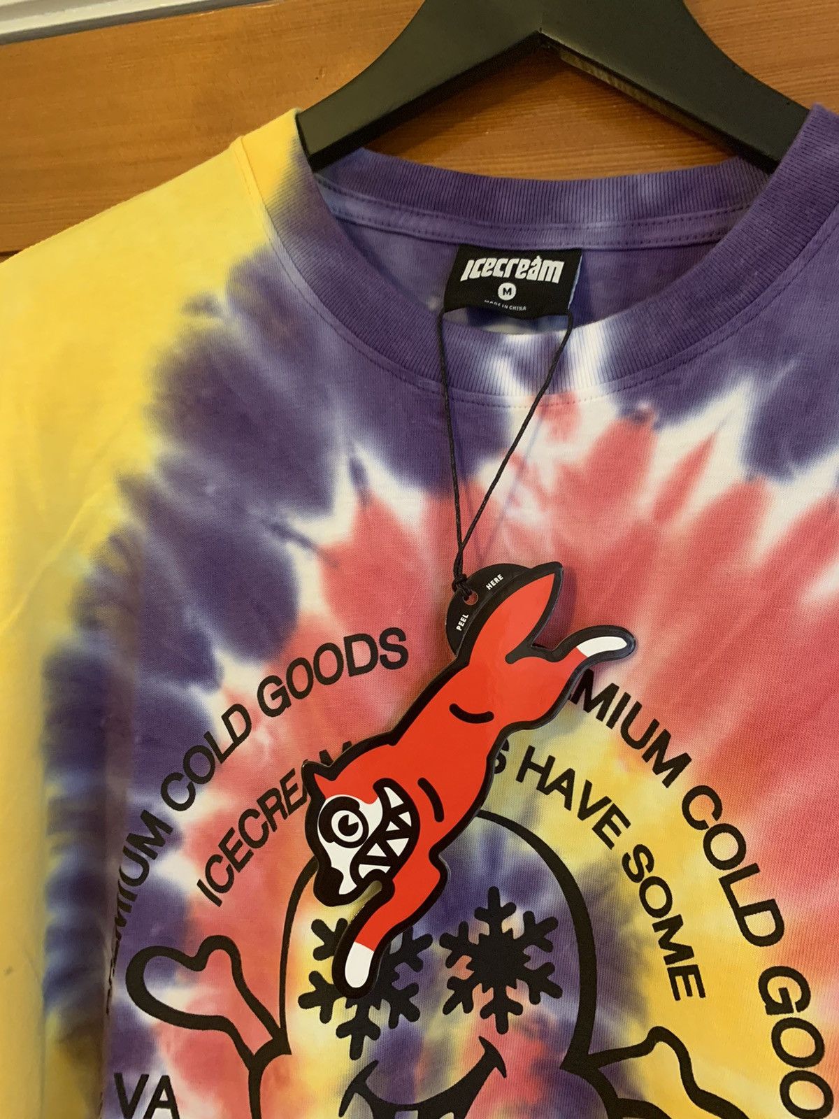 Billionaire Boys Club × Icecream × Pharrell *RARE* New Ice Cream TieDye All Over Print Long Sleeve Shirt Size US M / EU 48-50 / 2 - 6 Thumbnail