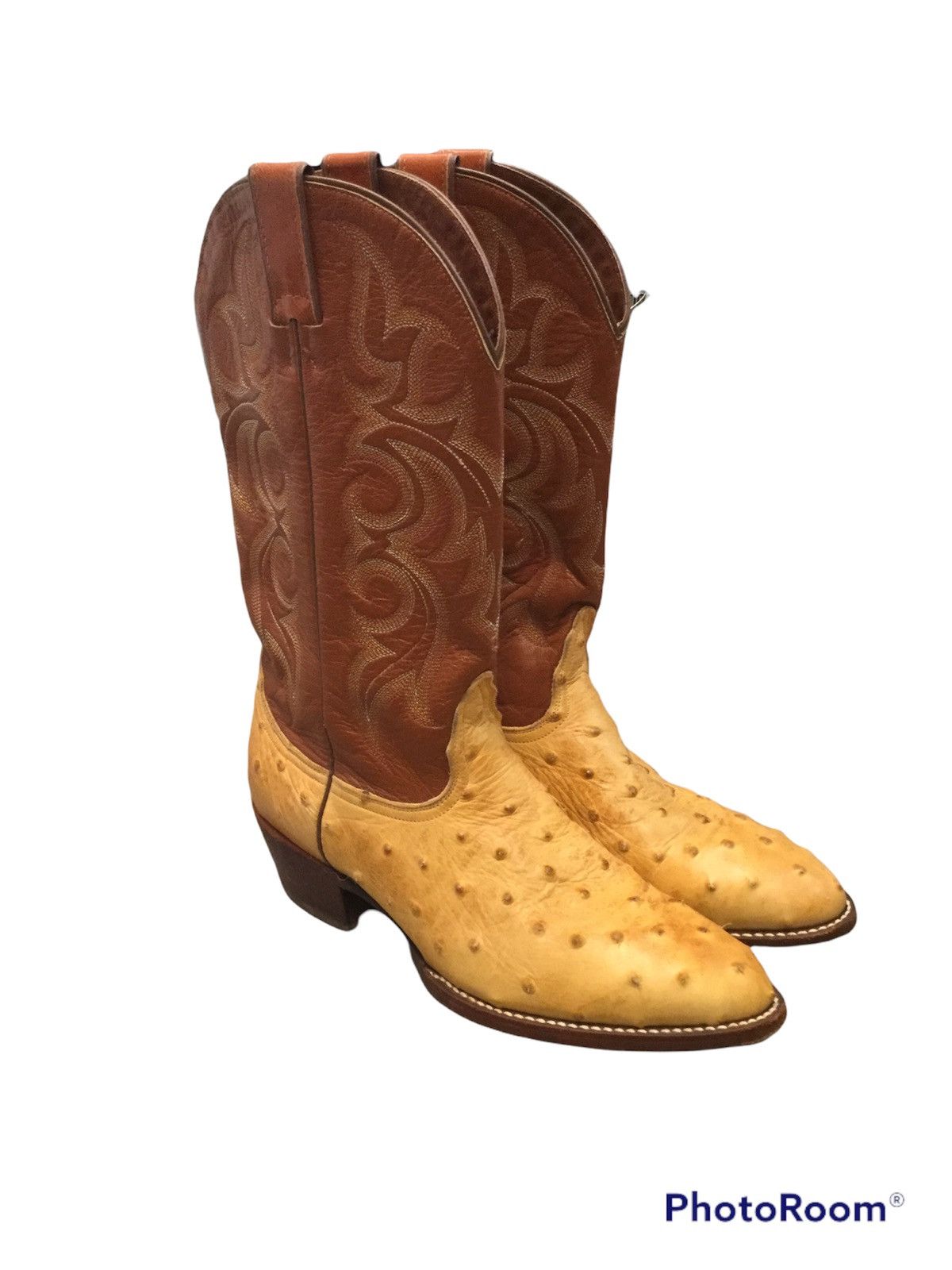 Bottes vintage NOCONA / exotique / peau de lézard