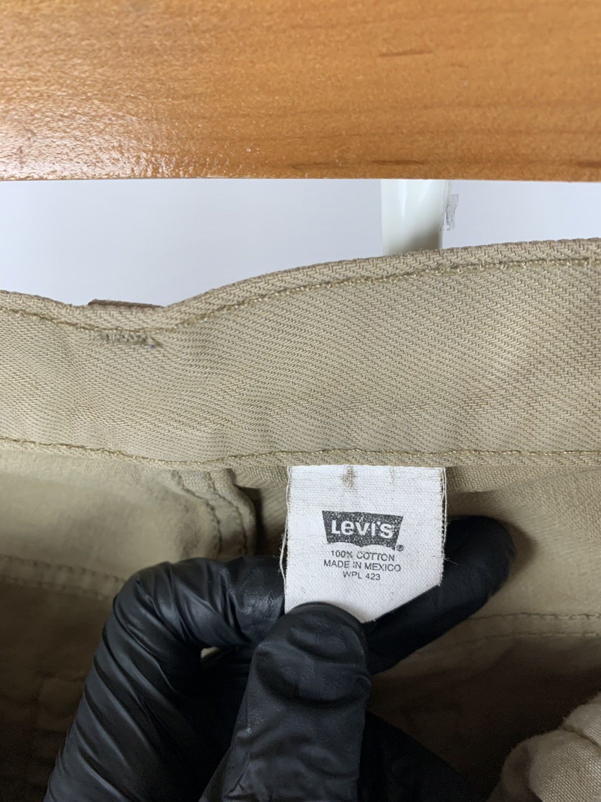 Levi's 90s Vintage Levi’s 501 Beige Denim Jeans Pants Size US 38 / EU 54 - 11 Thumbnail