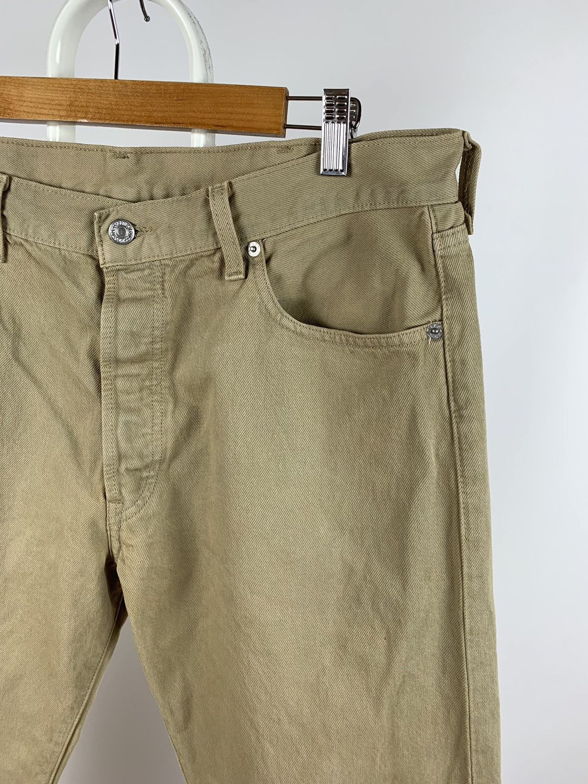 Levi's 90s Vintage Levi’s 501 Beige Denim Jeans Pants Size US 38 / EU 54 - 8 Thumbnail