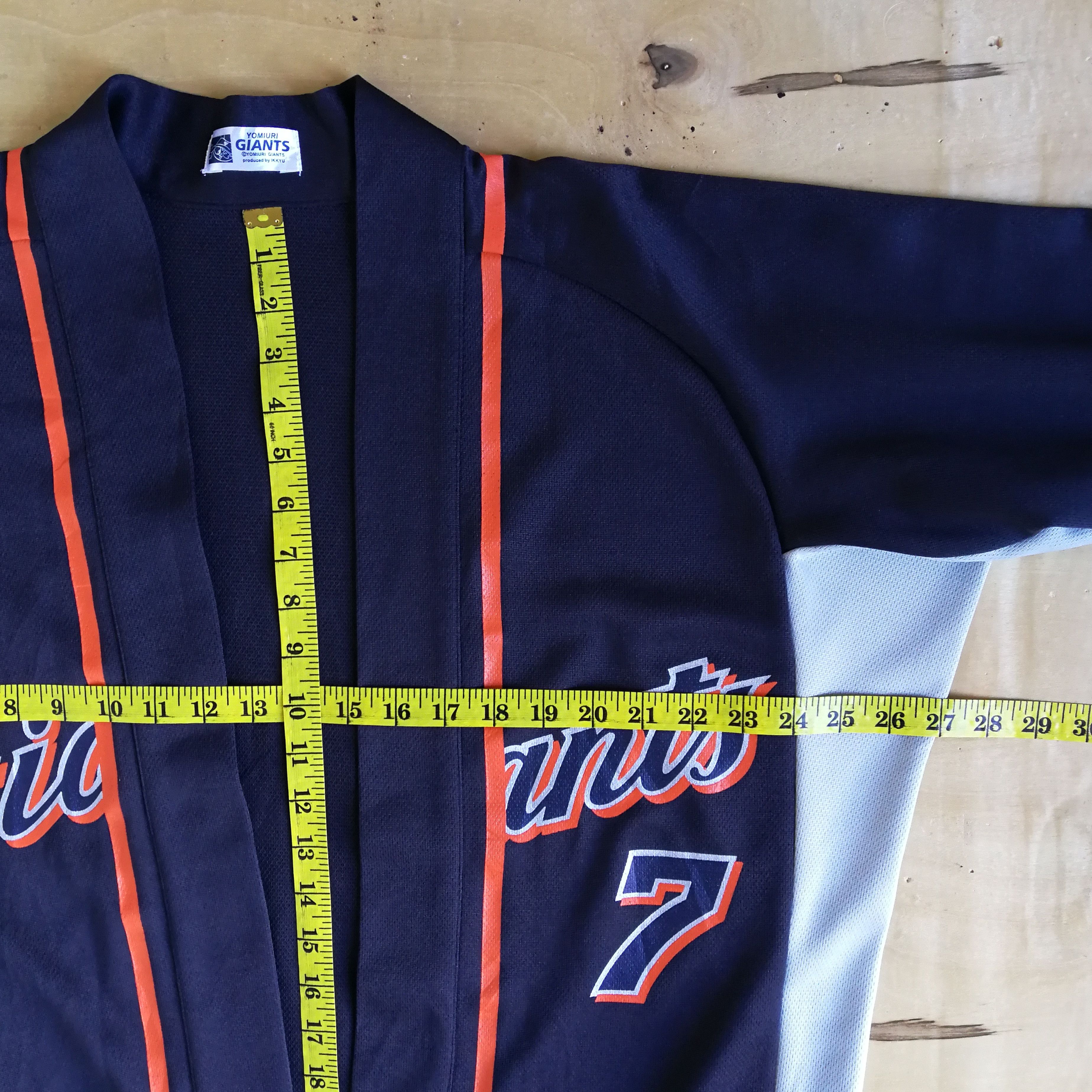 Japanese Brand × MLB Tokyo Yomiuri Giants Baseball Jersey 7 NIOKA Size US L / EU 52-54 / 3 - 12 Thumbnail