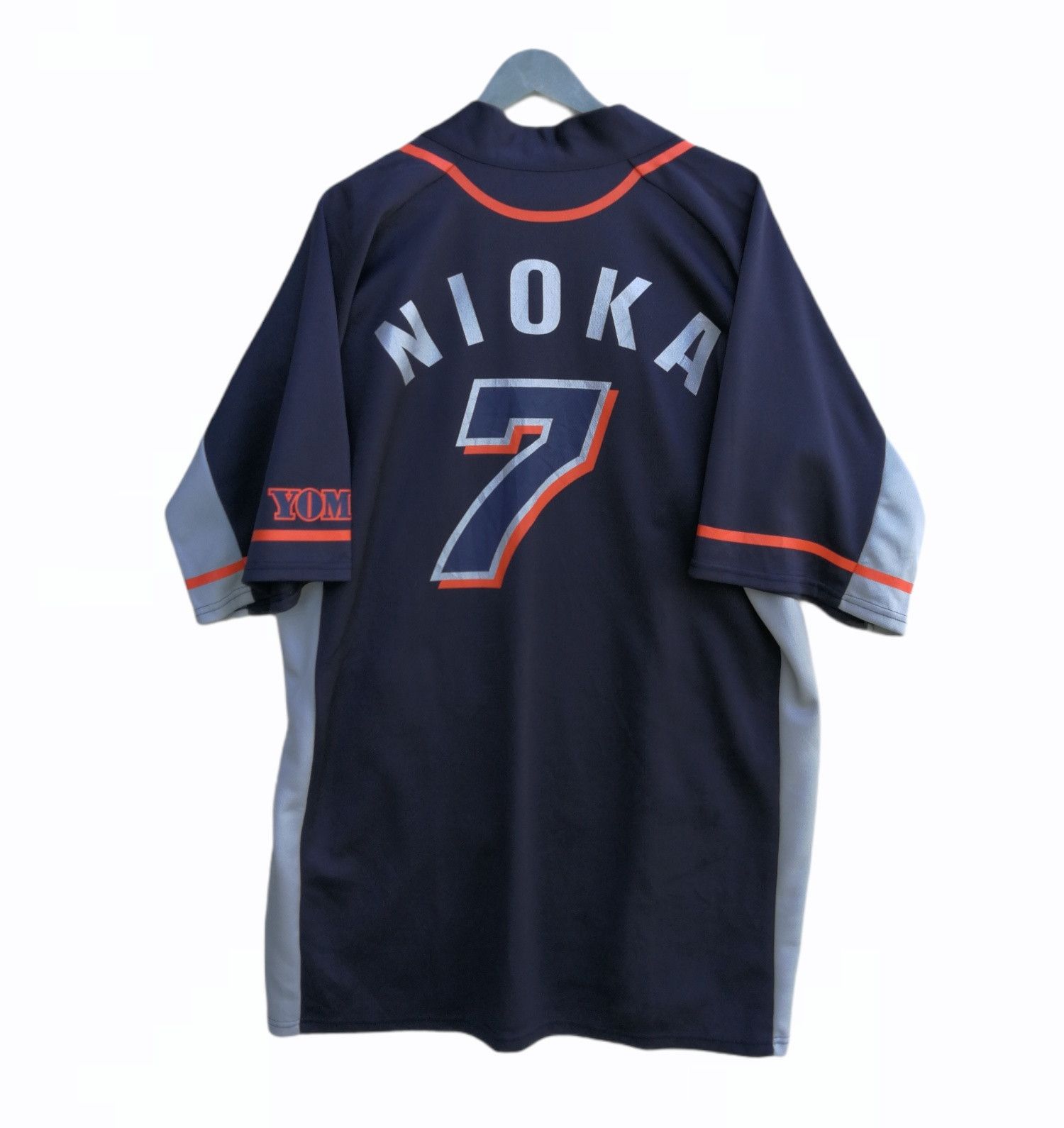 Japanese Brand × MLB Tokyo Yomiuri Giants Baseball Jersey 7 NIOKA Size US L / EU 52-54 / 3 - 1 Thumbnail