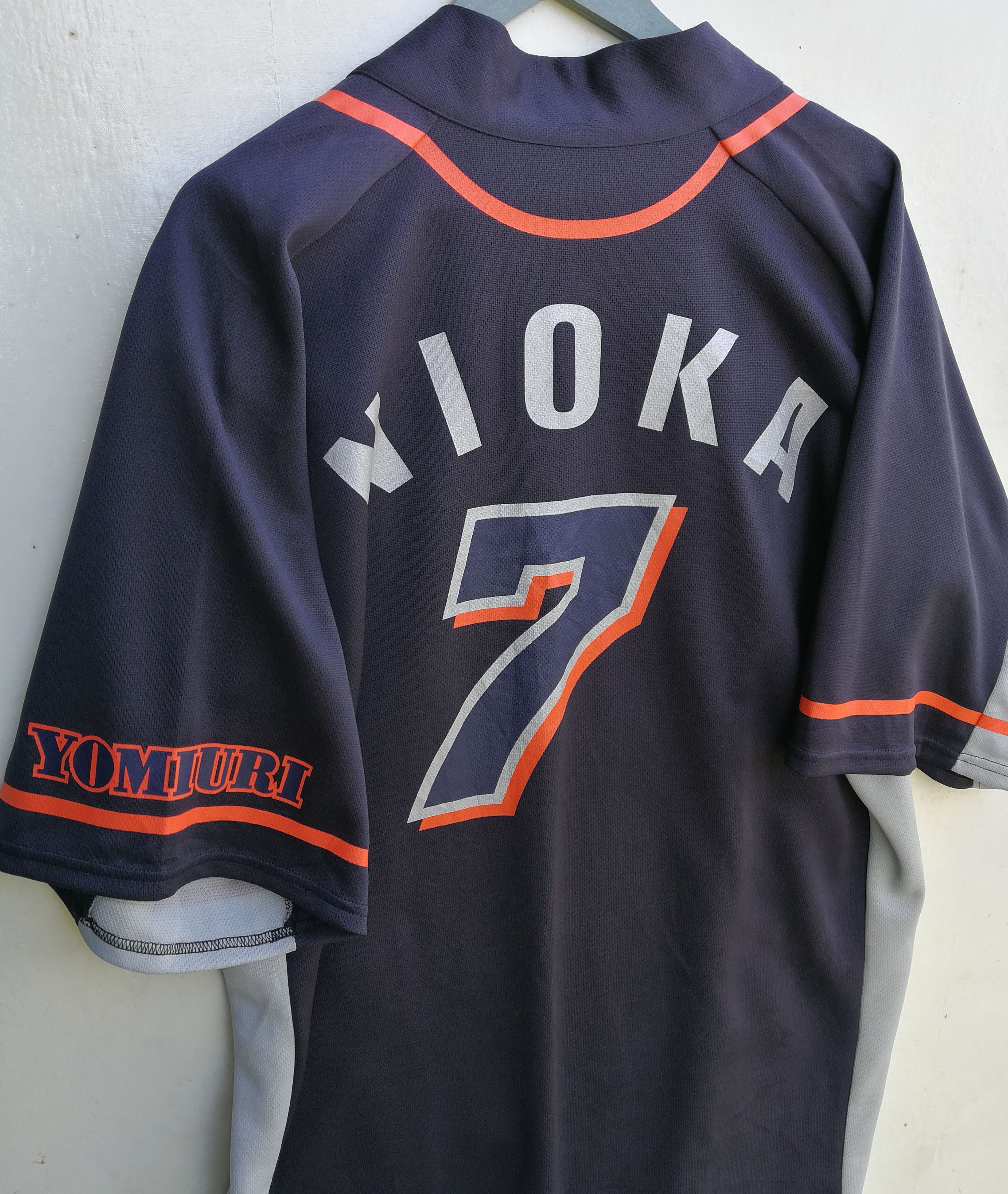 Japanese Brand × MLB Tokyo Yomiuri Giants Baseball Jersey 7 NIOKA Size US L / EU 52-54 / 3 - 5 Thumbnail