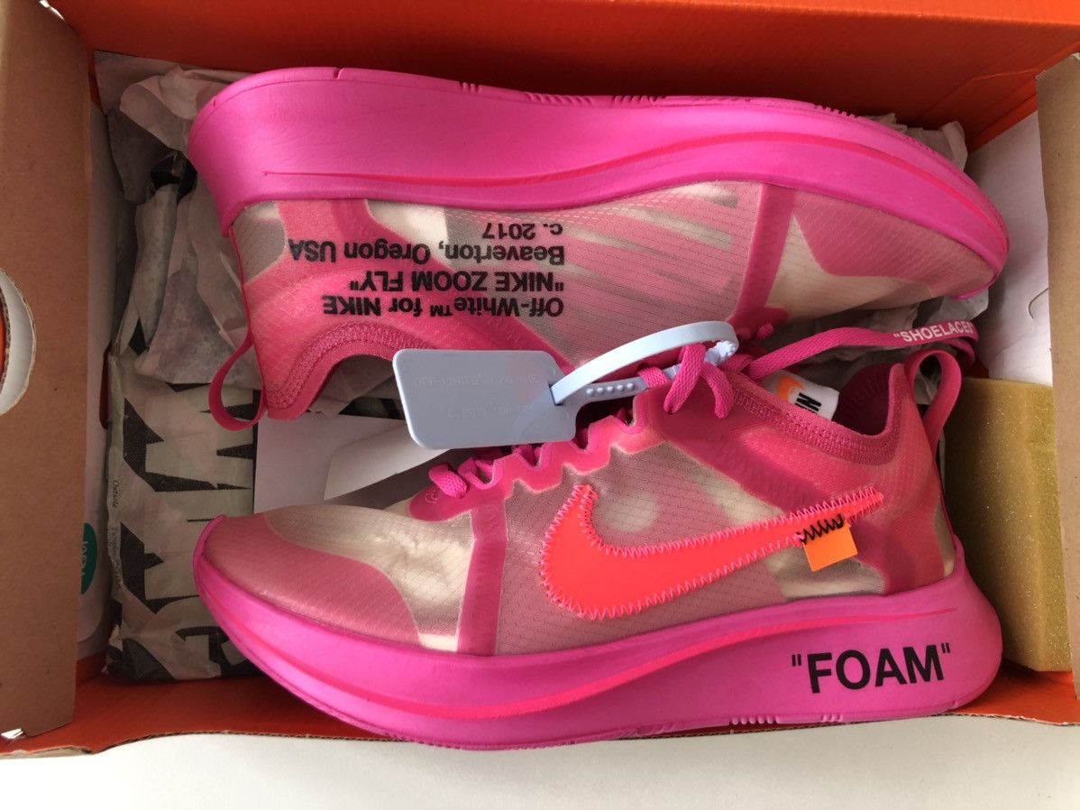 nike off white pink tulip