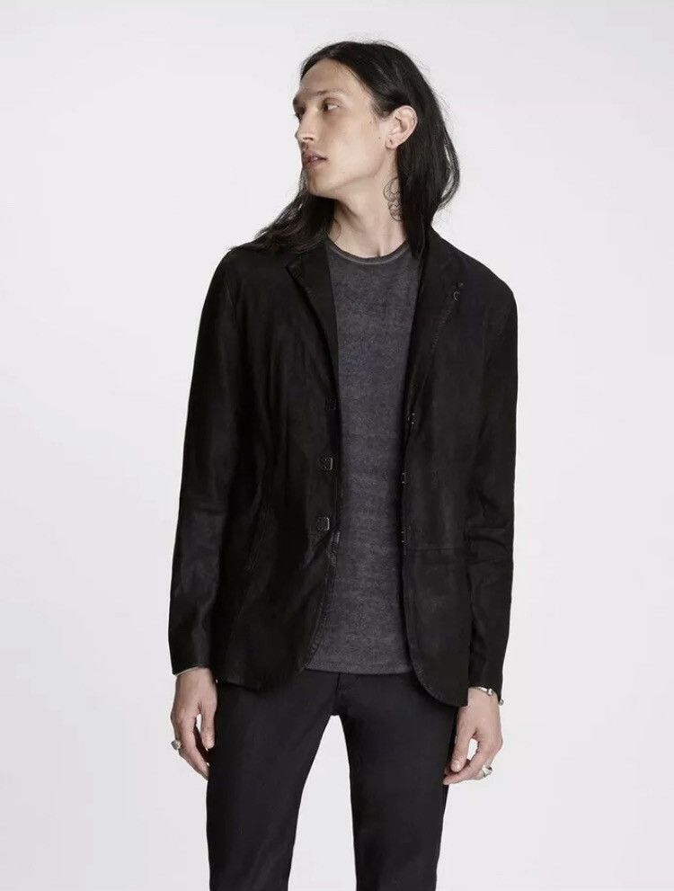 John Varvatos Goat suede hook and bar jacket 50 Size US M / EU 48-50 / 2 - 1 Thumbnail