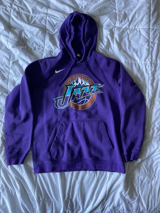 Nike Vintage Purple Nike x NBA Utah Jazz Hoodie Grailed