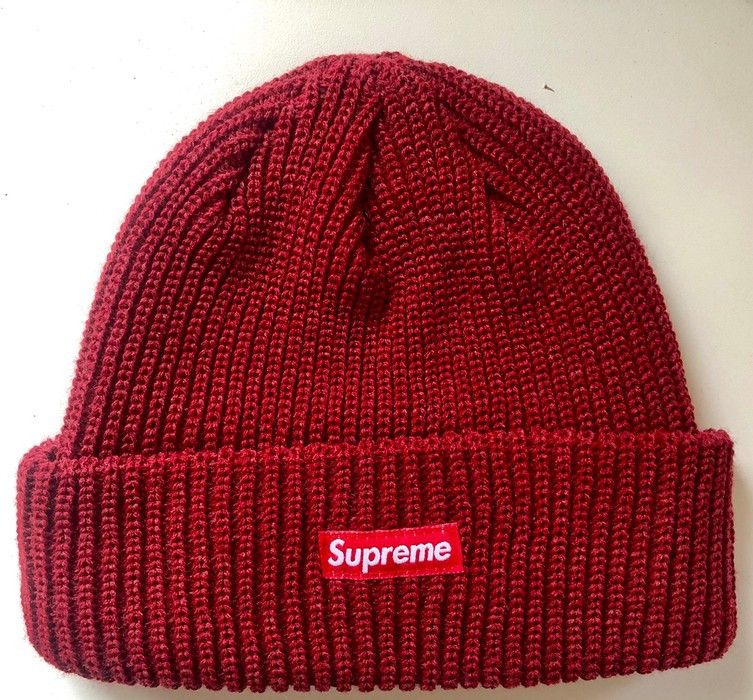 HEATHER Loose Gauge Beanie MAROON