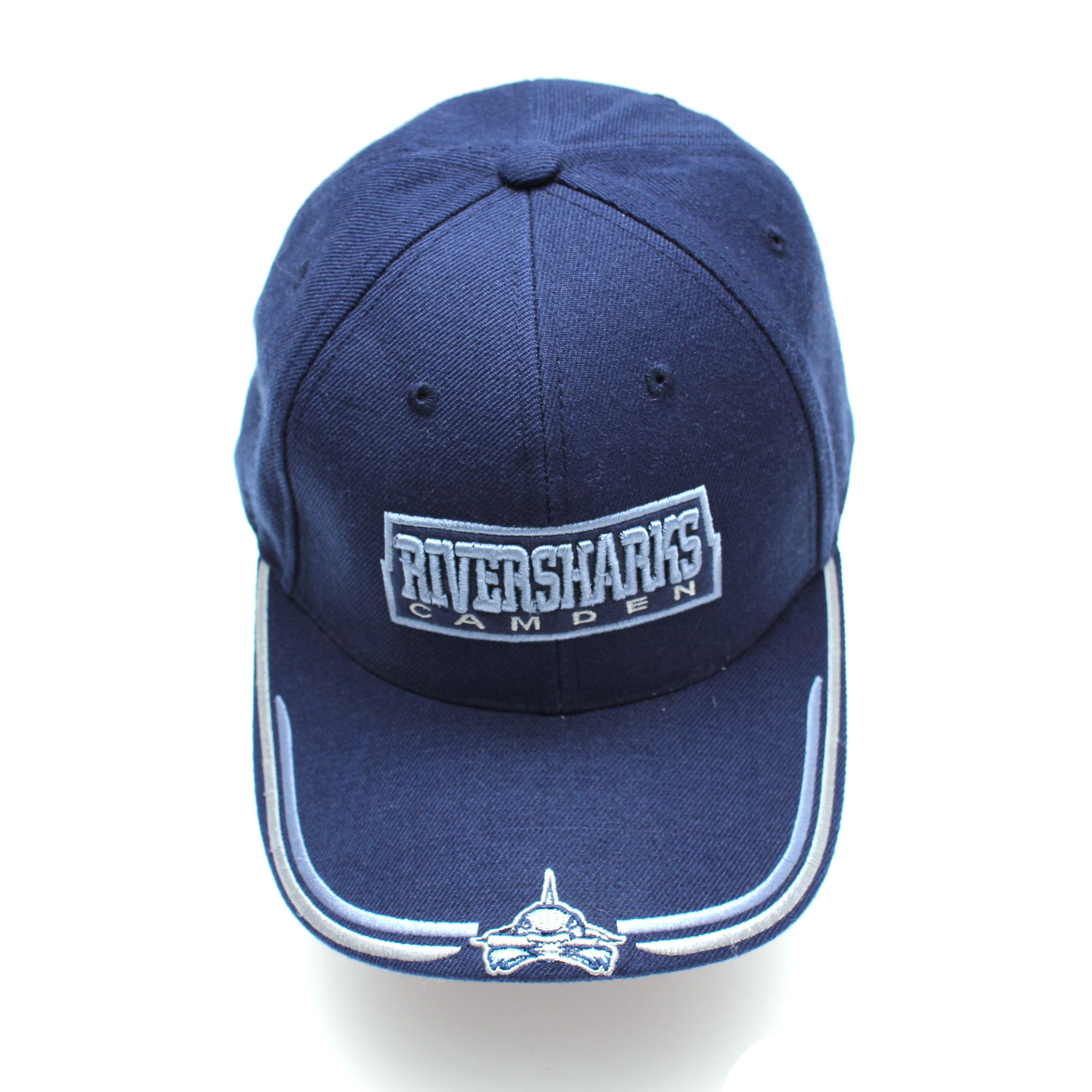 MLB × Sportswear × Vintage Camden Riversharks Wool Blend Blue Hat Cap ...