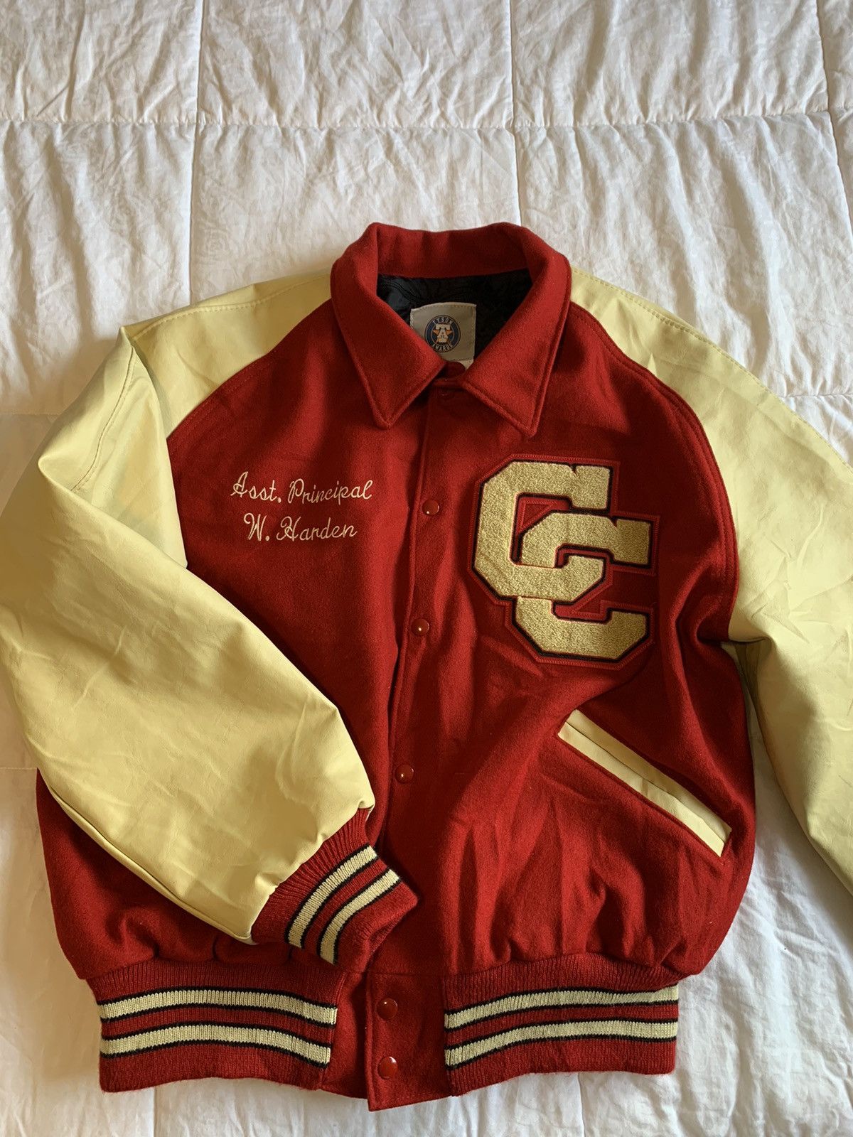 Vintage Vintage Red Jostens Varsity Jacket Grailed