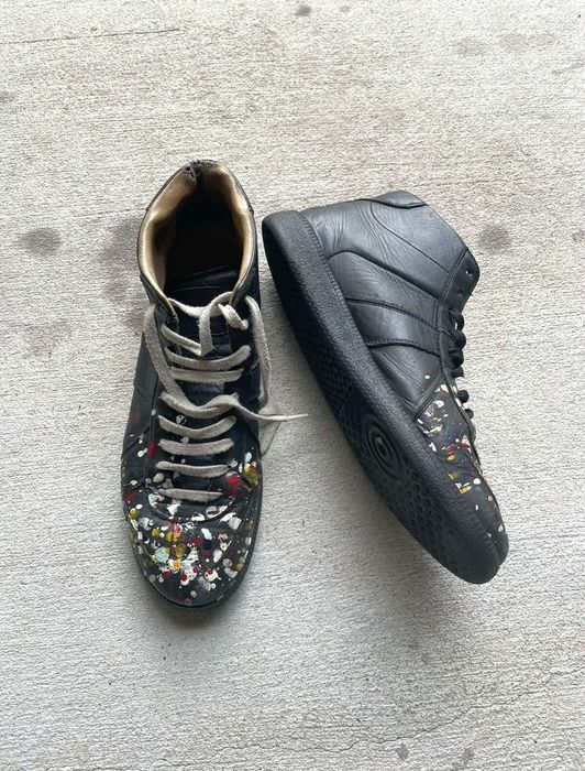 Baskets Maison Margiela 'Replica' Couleur Peinture - Taille 46 (US 13) - Neuves Sans Boîte
