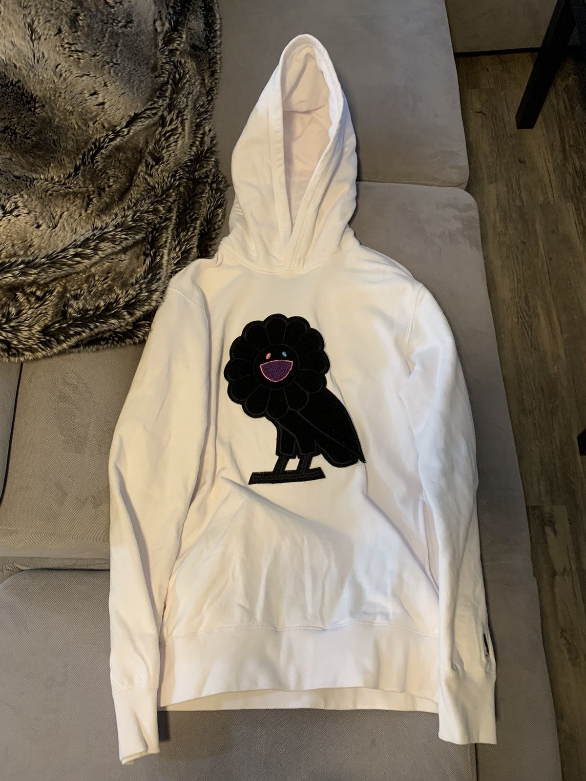 Octobers Very Own Takashi Murakami Takashi Murakami x OVO Hoodie White Grailed