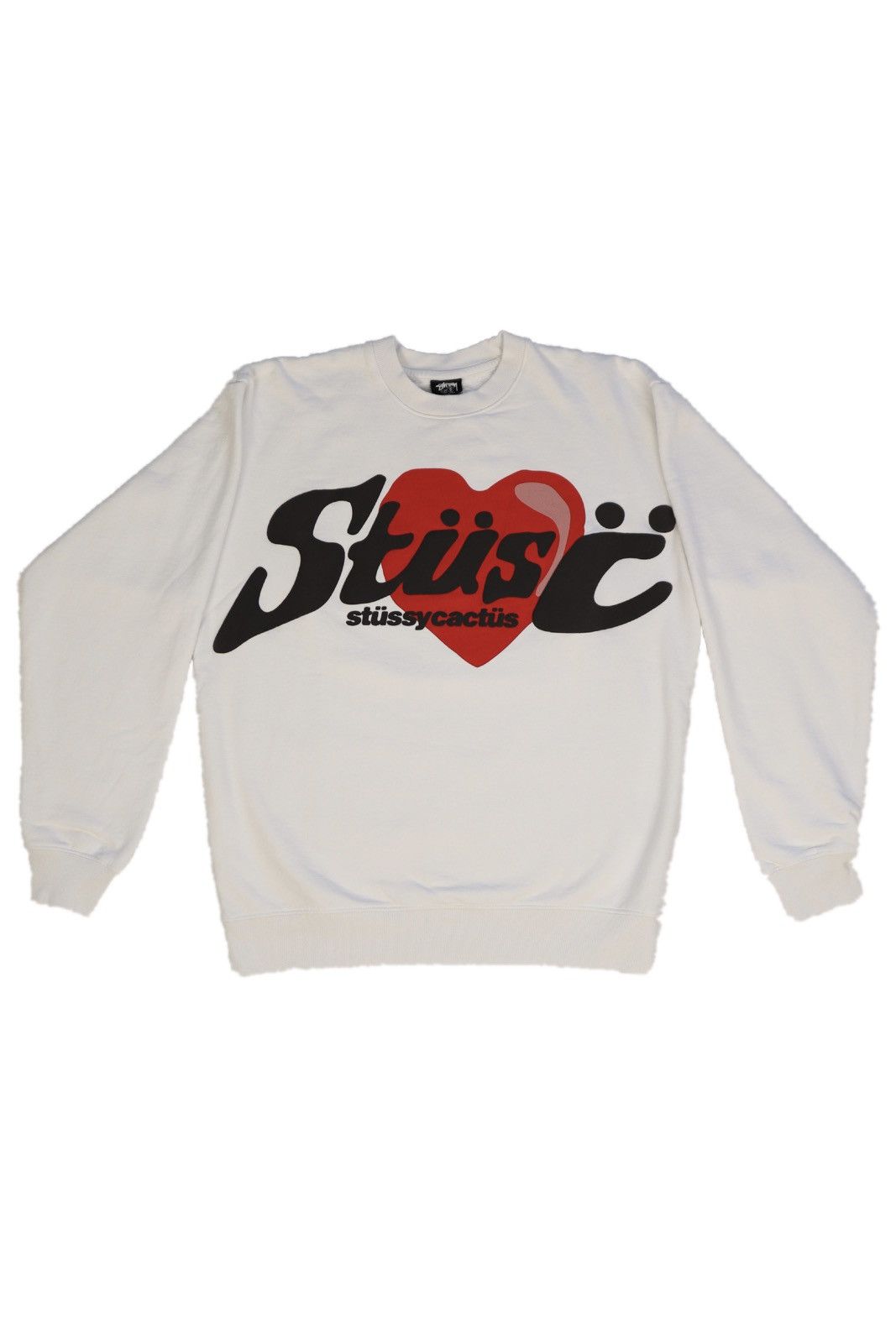 Cactus Plant Flea Market × Stussy Stussy CPFM Heart Crewneck | Grailed