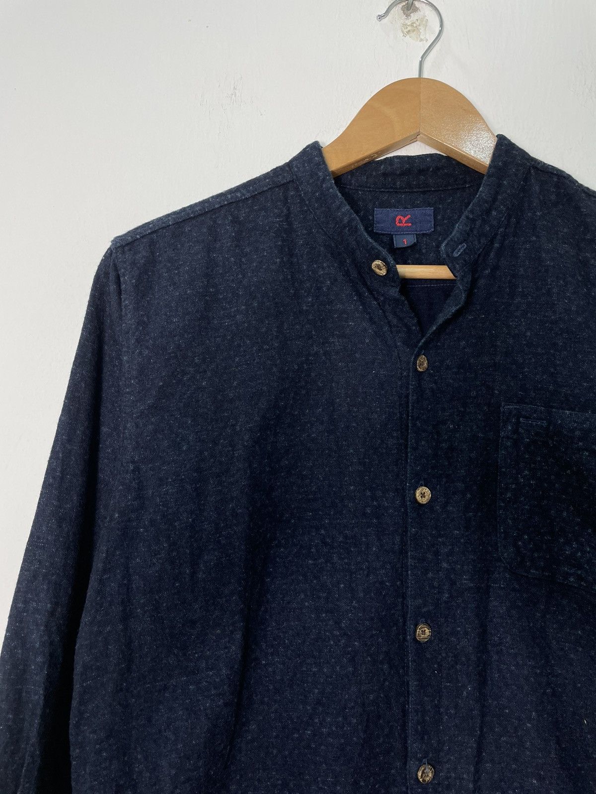 45rpm R by 45rpm Indigo Dyed Buttons Up Shirt Size US S / EU 44-46 / 1 - 3 Thumbnail