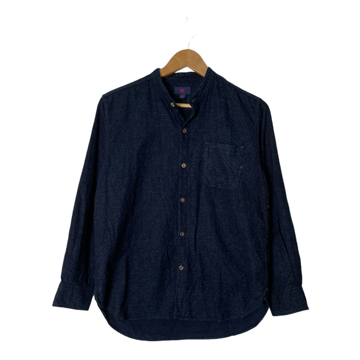 45rpm R by 45rpm Indigo Dyed Buttons Up Shirt Size US S / EU 44-46 / 1 - 1 Thumbnail