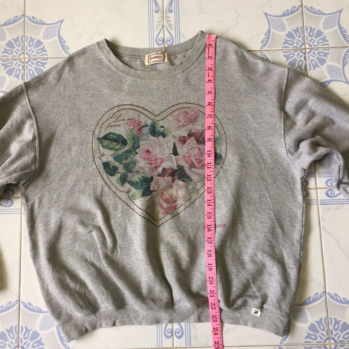 Fiorucci Fiorucci Italy Love Me Forever Sweatshirt MADE IN JAPAN Size US M / EU 48-50 / 2 - 24 Thumbnail
