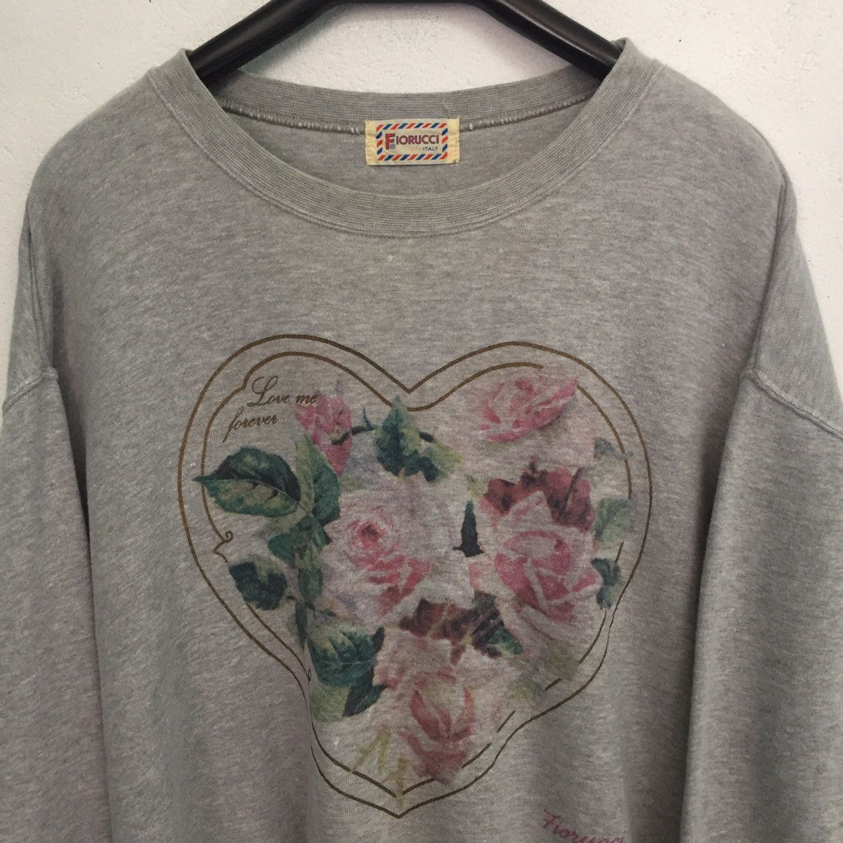 Fiorucci Fiorucci Italy Love Me Forever Sweatshirt MADE IN JAPAN Size US M / EU 48-50 / 2 - 2 Thumbnail