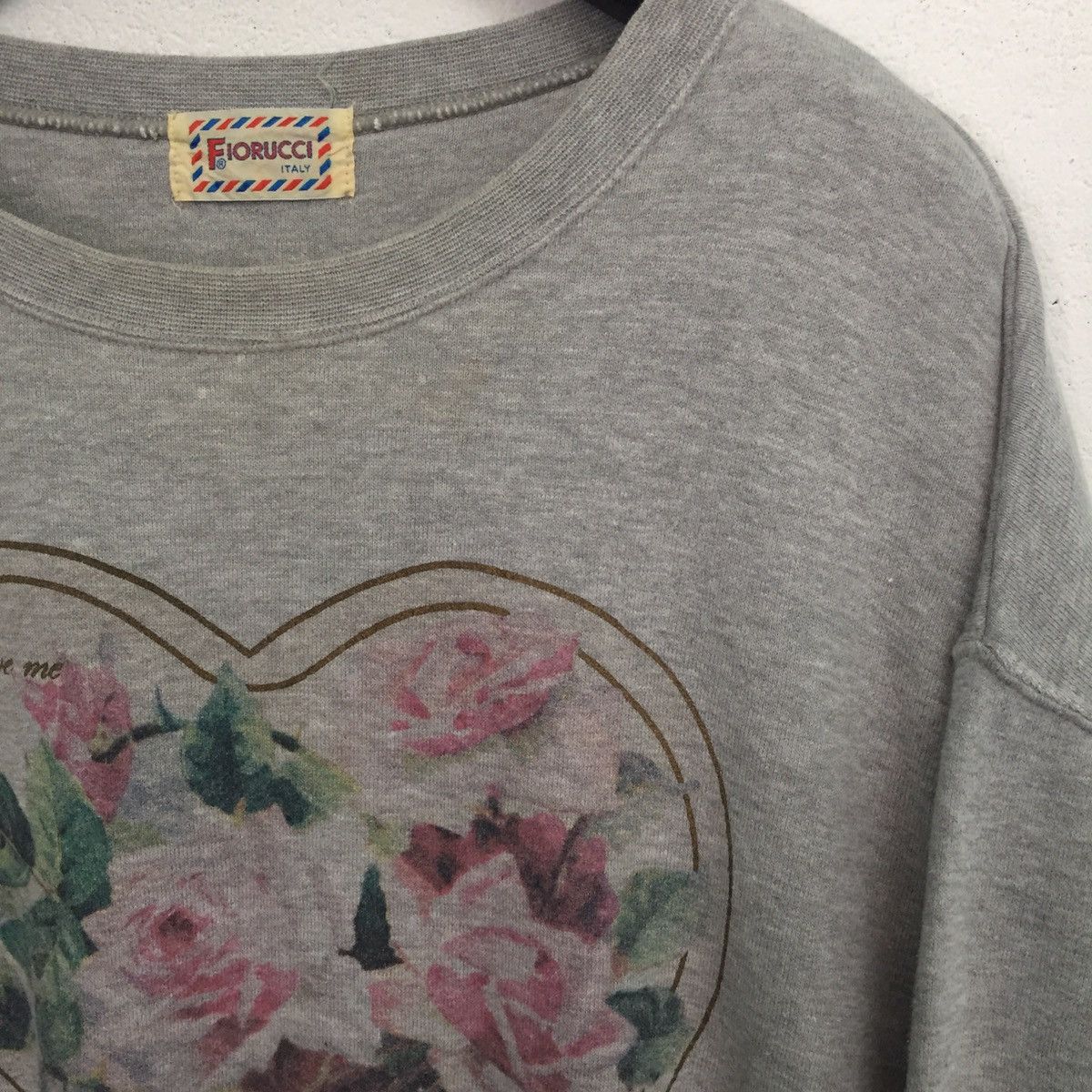 Fiorucci Fiorucci Italy Love Me Forever Sweatshirt MADE IN JAPAN Size US M / EU 48-50 / 2 - 9 Thumbnail