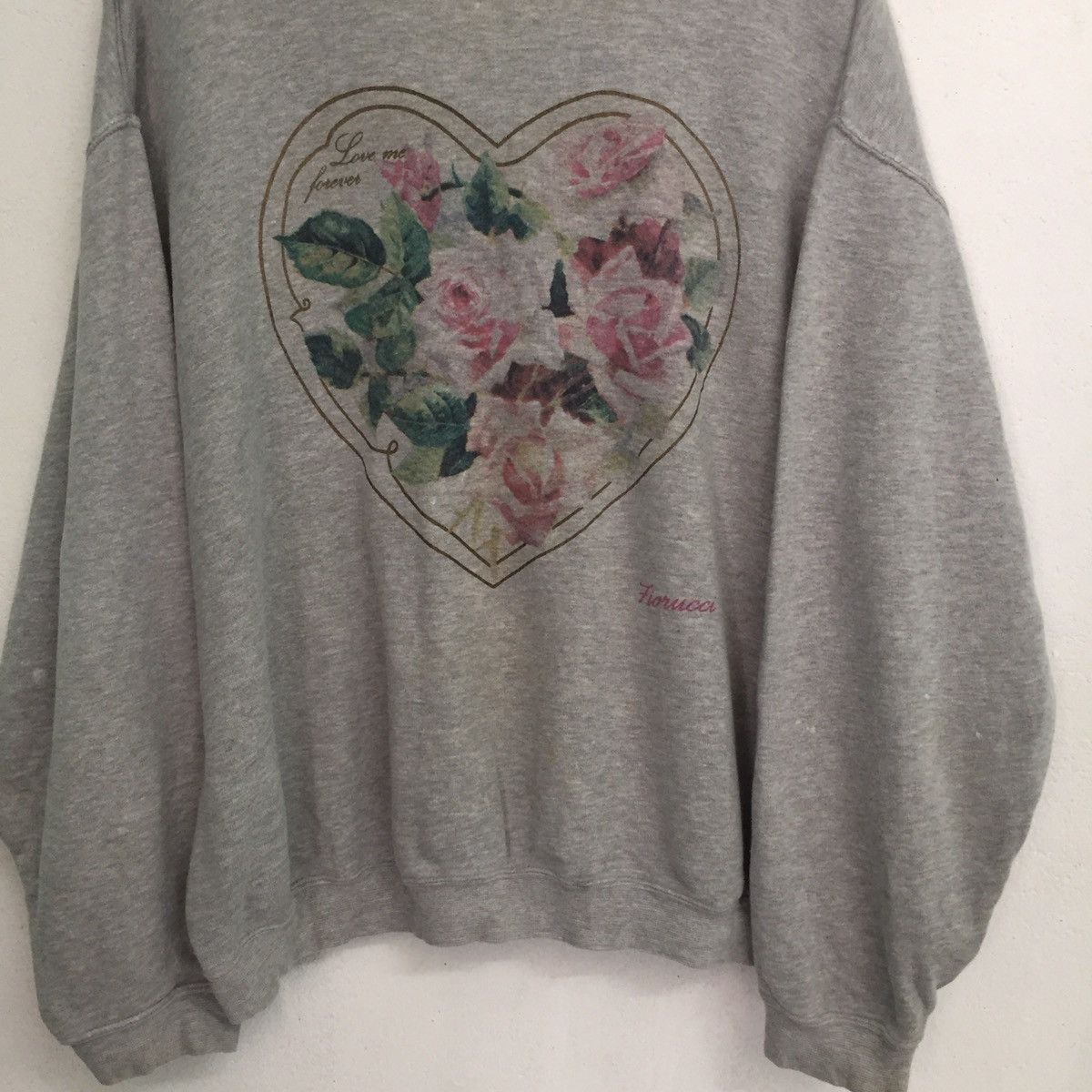 Fiorucci Fiorucci Italy Love Me Forever Sweatshirt MADE IN JAPAN Size US M / EU 48-50 / 2 - 3 Thumbnail