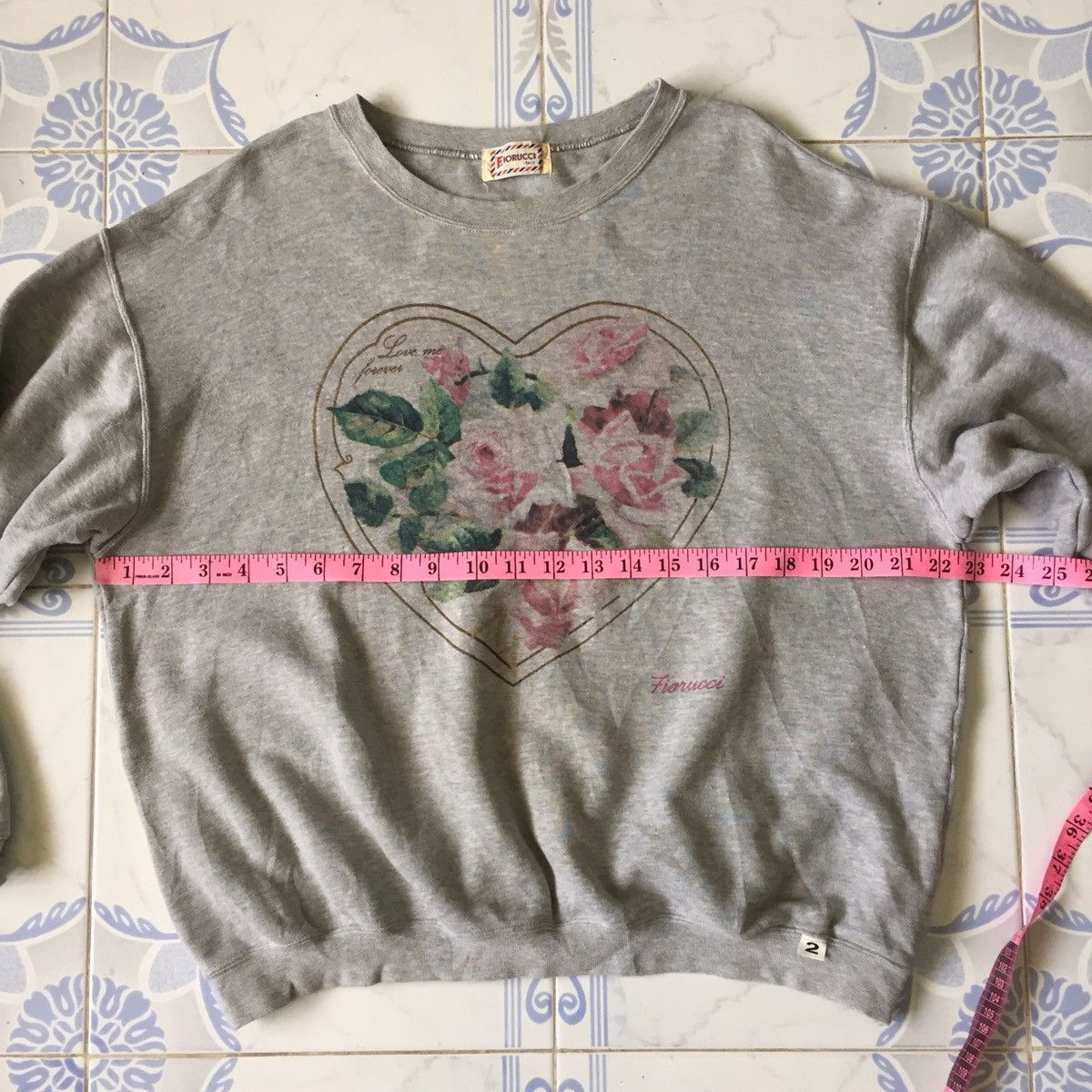 Fiorucci Fiorucci Italy Love Me Forever Sweatshirt MADE IN JAPAN Size US M / EU 48-50 / 2 - 23 Thumbnail
