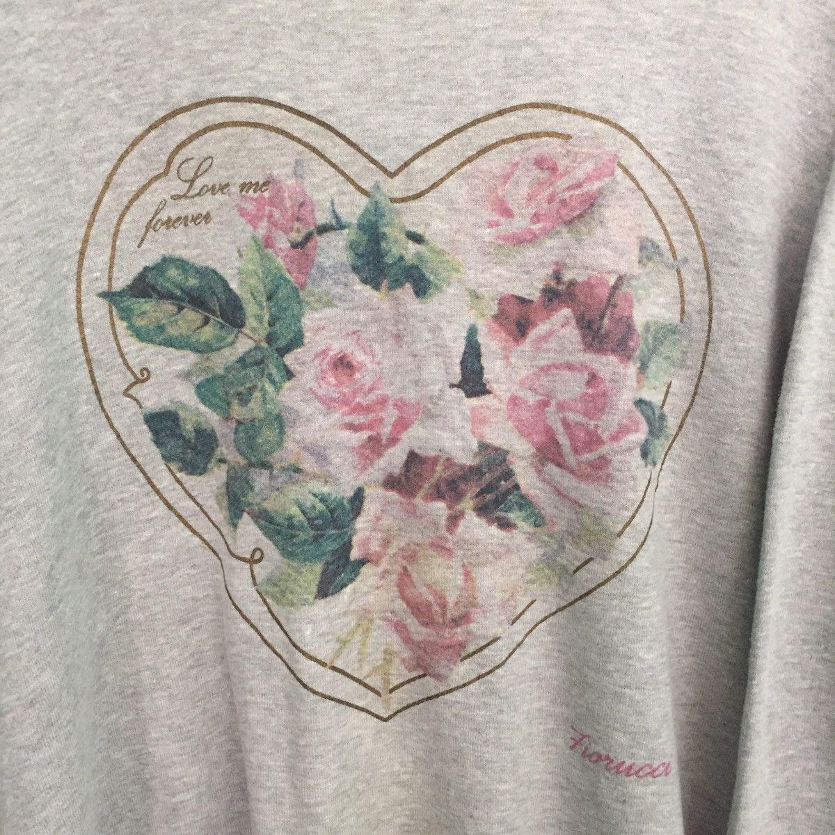 Fiorucci Fiorucci Italy Love Me Forever Sweatshirt MADE IN JAPAN Size US M / EU 48-50 / 2 - 6 Thumbnail