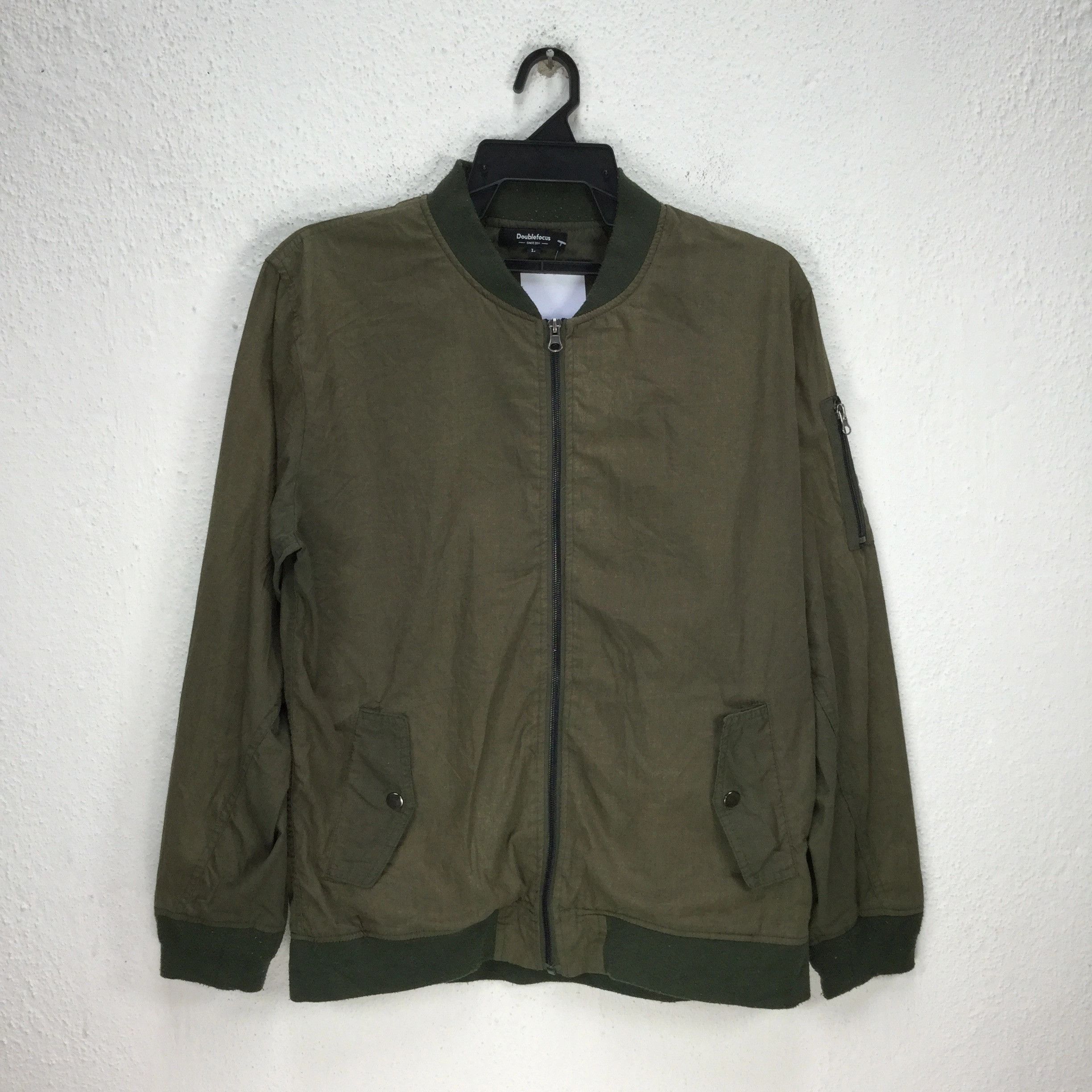 Japanese Brand Double Focus Green Light Jacket