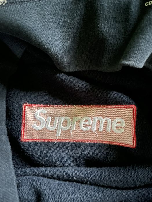 Supreme cdg polka online dot hoodie legit check