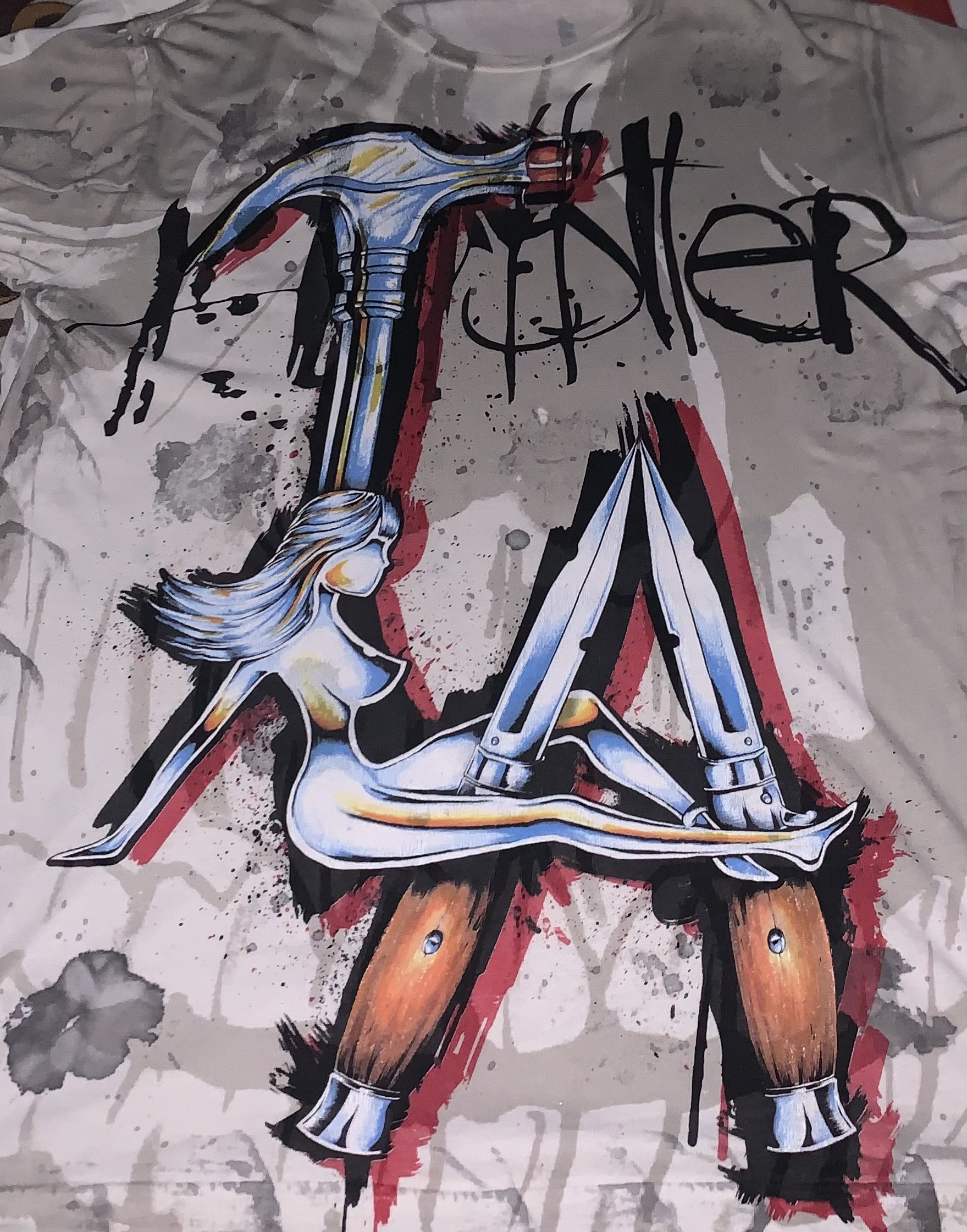 Vintage Hustler Fullprint Vintage Shirt Size US XL / EU 56 / 4 - 6 Thumbnail