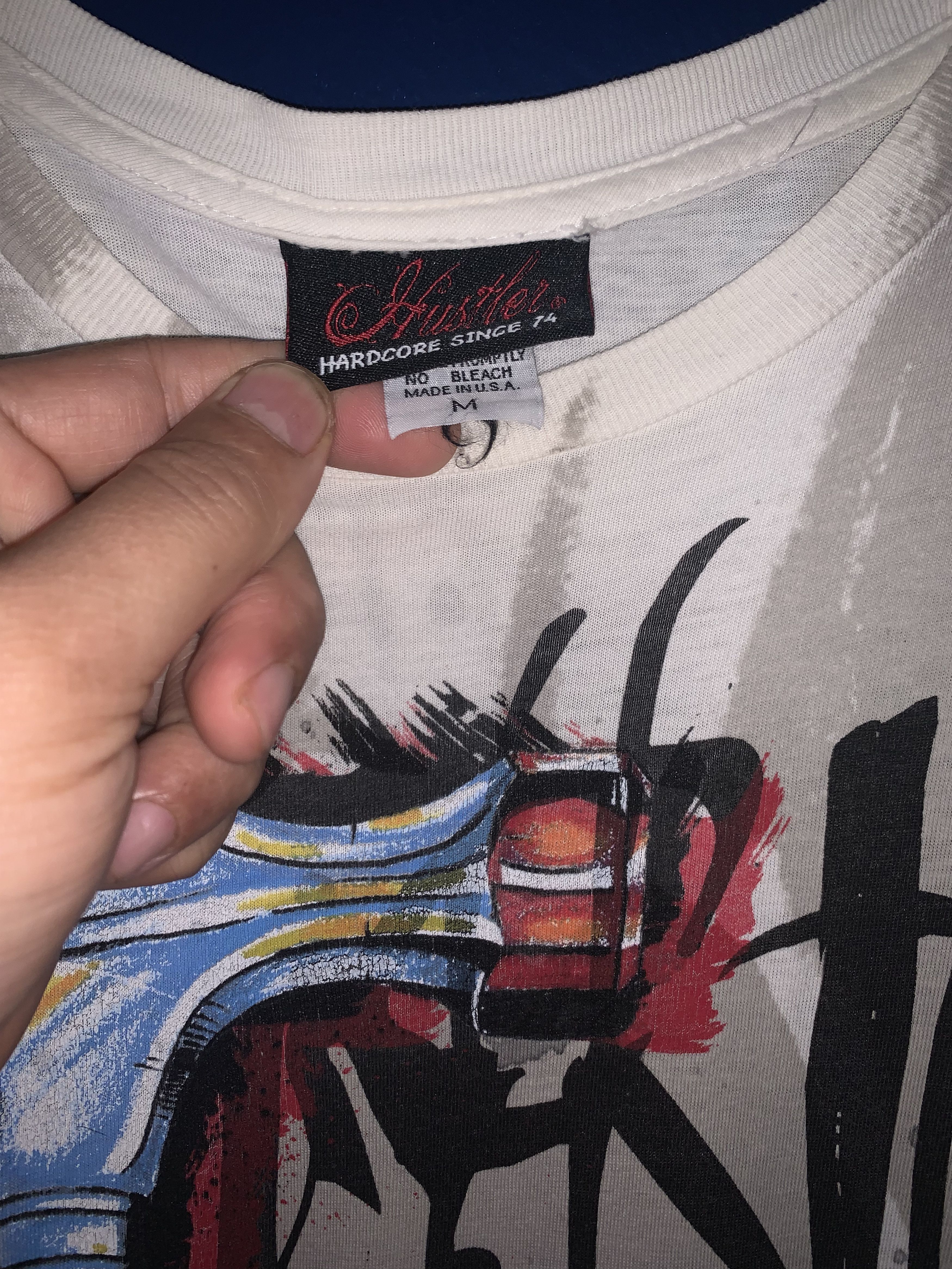 Vintage Hustler Fullprint Vintage Shirt Size US XL / EU 56 / 4 - 3 Thumbnail