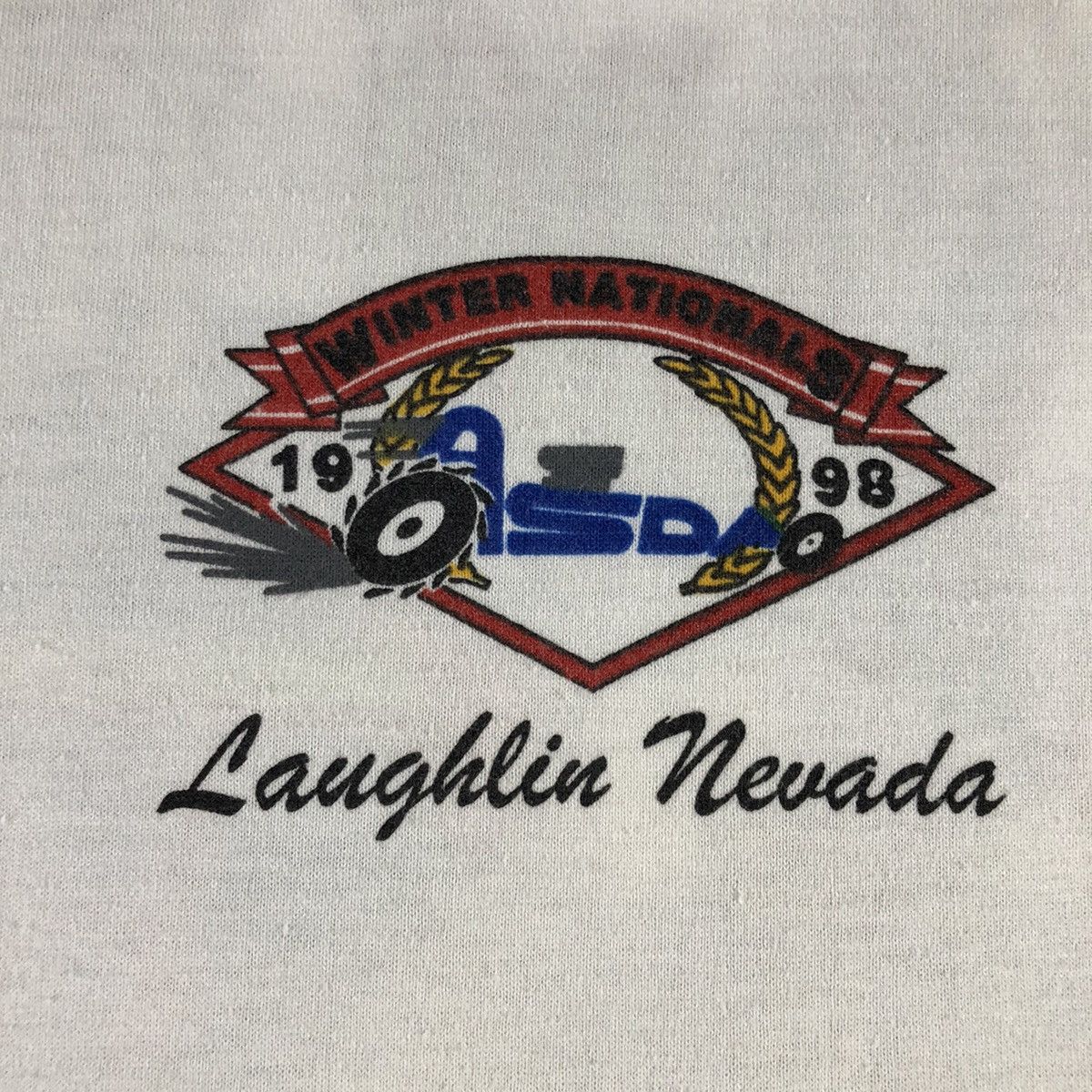 Vintage Sand Drag Race 1998 Laughlin Nevada Dragster Car Racing Tee Size US XL / EU 56 / 4 - 4 Thumbnail