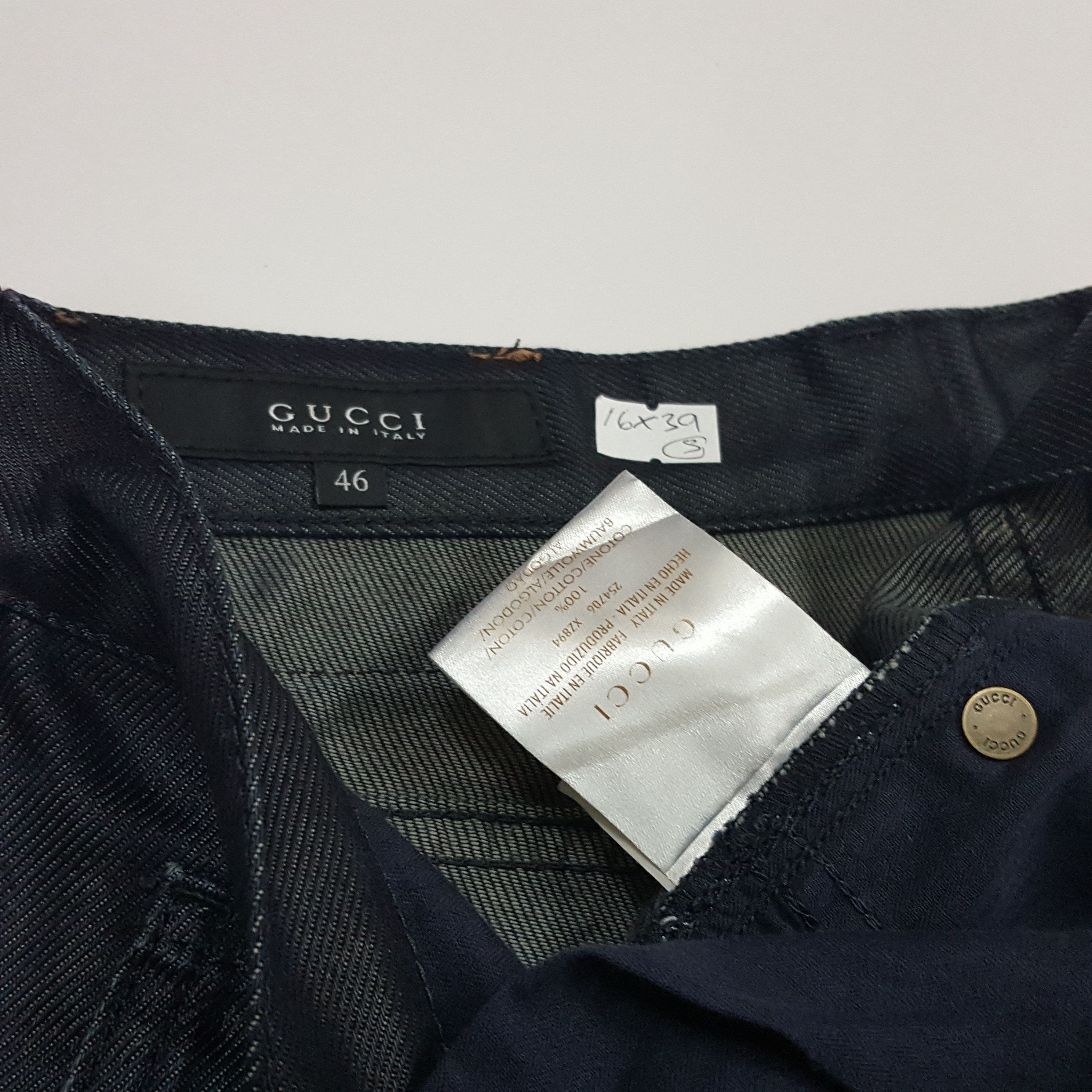 Gucci × Vintage Vintage Gucci Denim Size US 32 / EU 48 - 8 Thumbnail