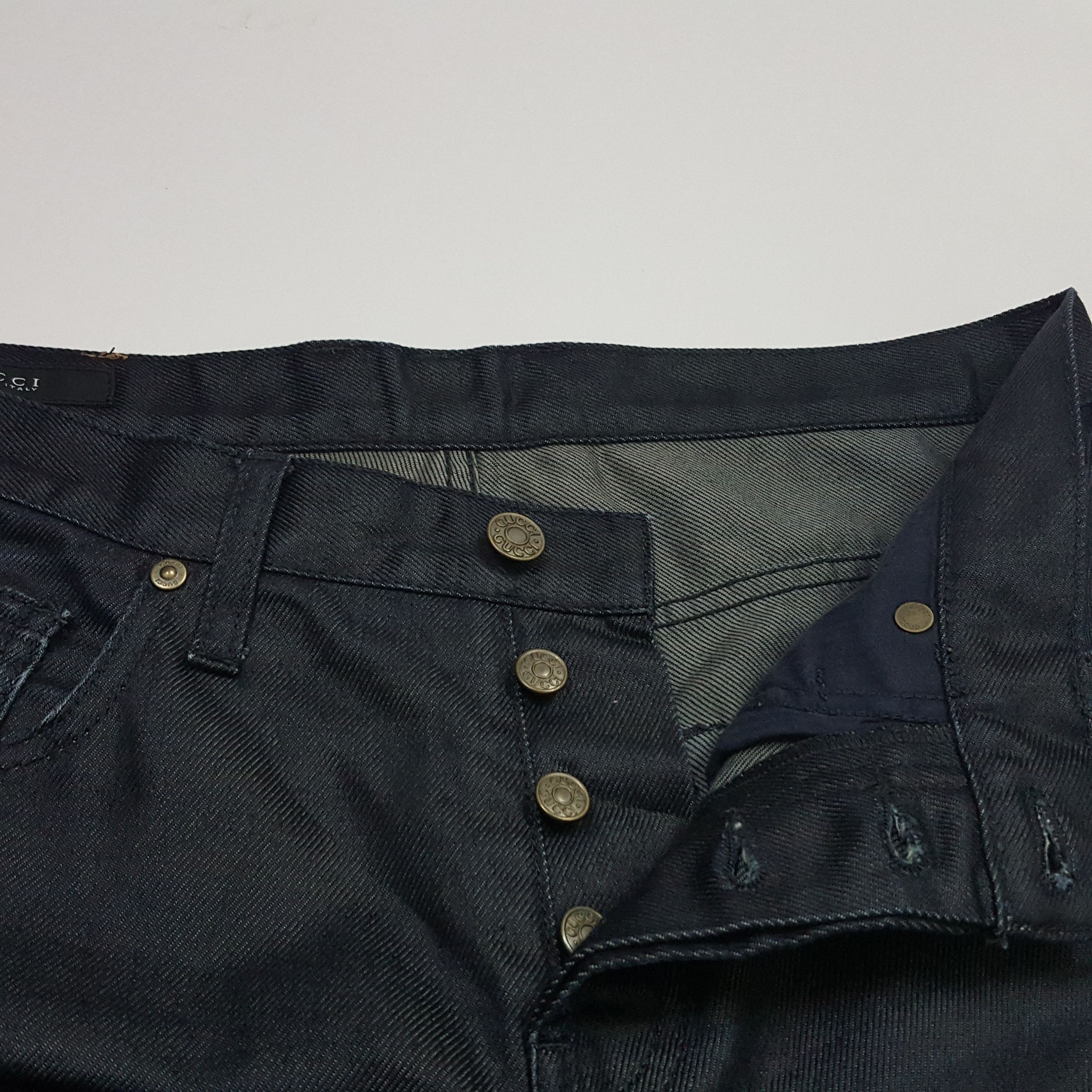 Gucci × Vintage Vintage Gucci Denim Size US 32 / EU 48 - 7 Thumbnail
