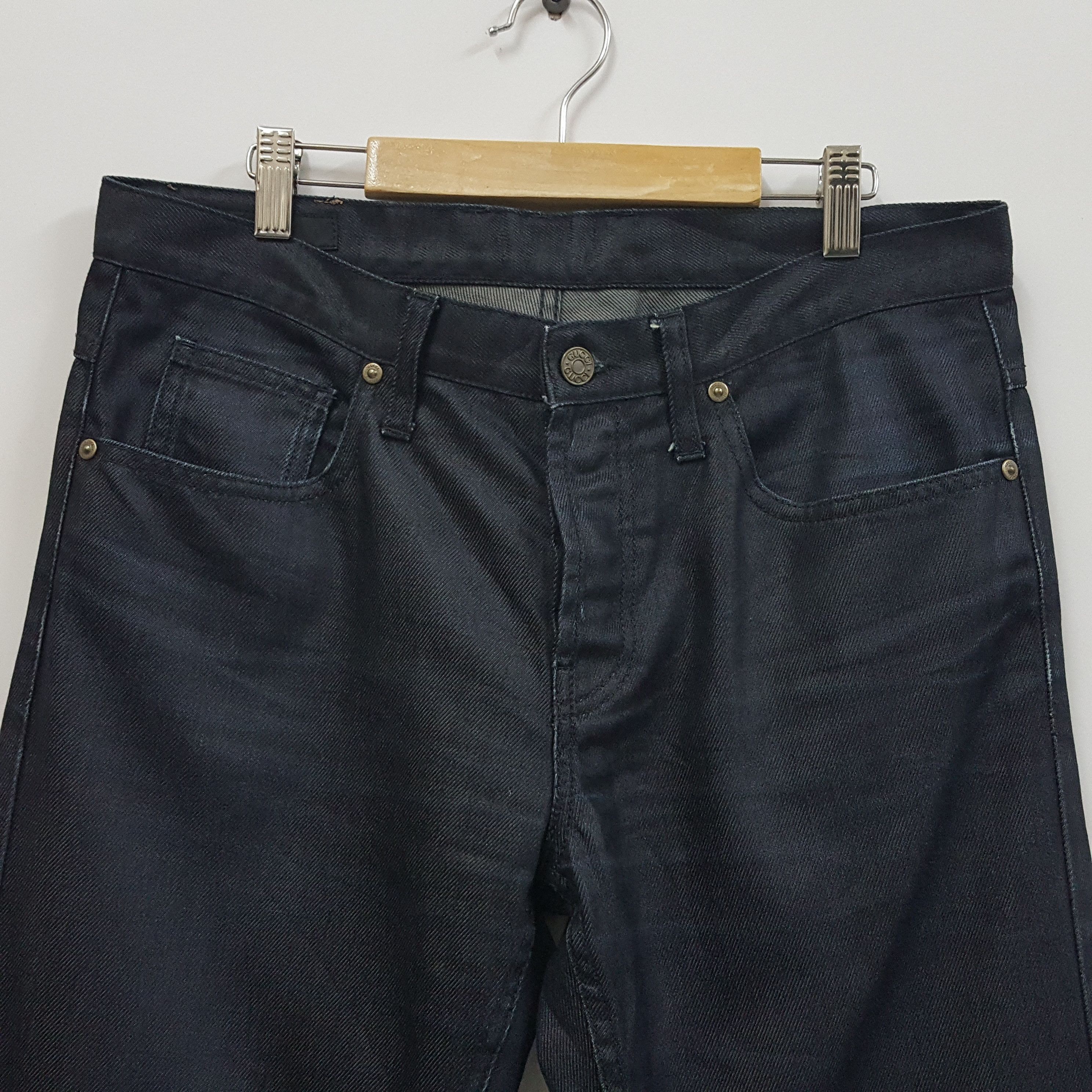Gucci × Vintage Vintage Gucci Denim Size US 32 / EU 48 - 6 Thumbnail