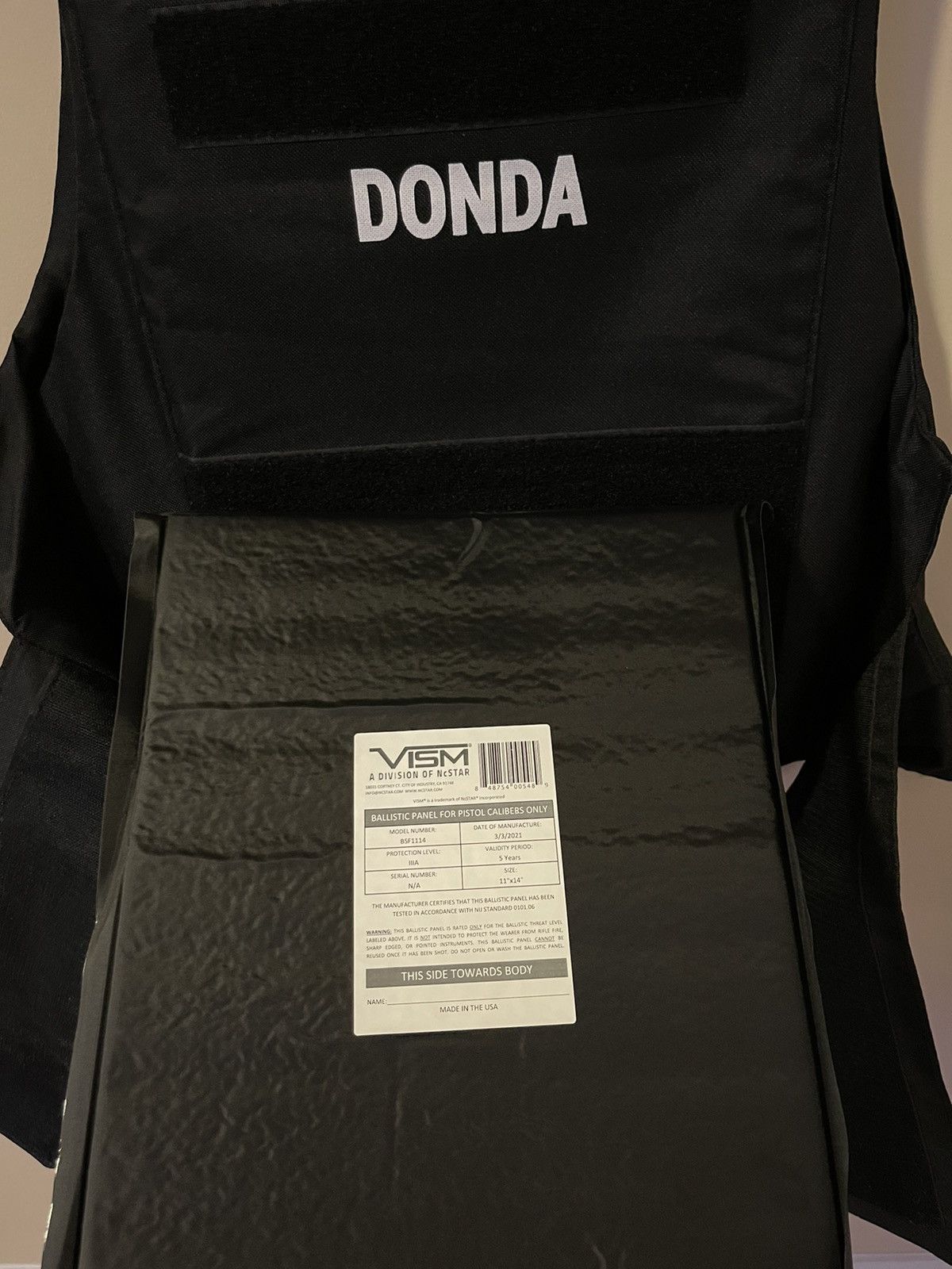 Kanye West Donda Bullet Proof Vest Size US M / EU 48-50 / 2 - 5 Thumbnail