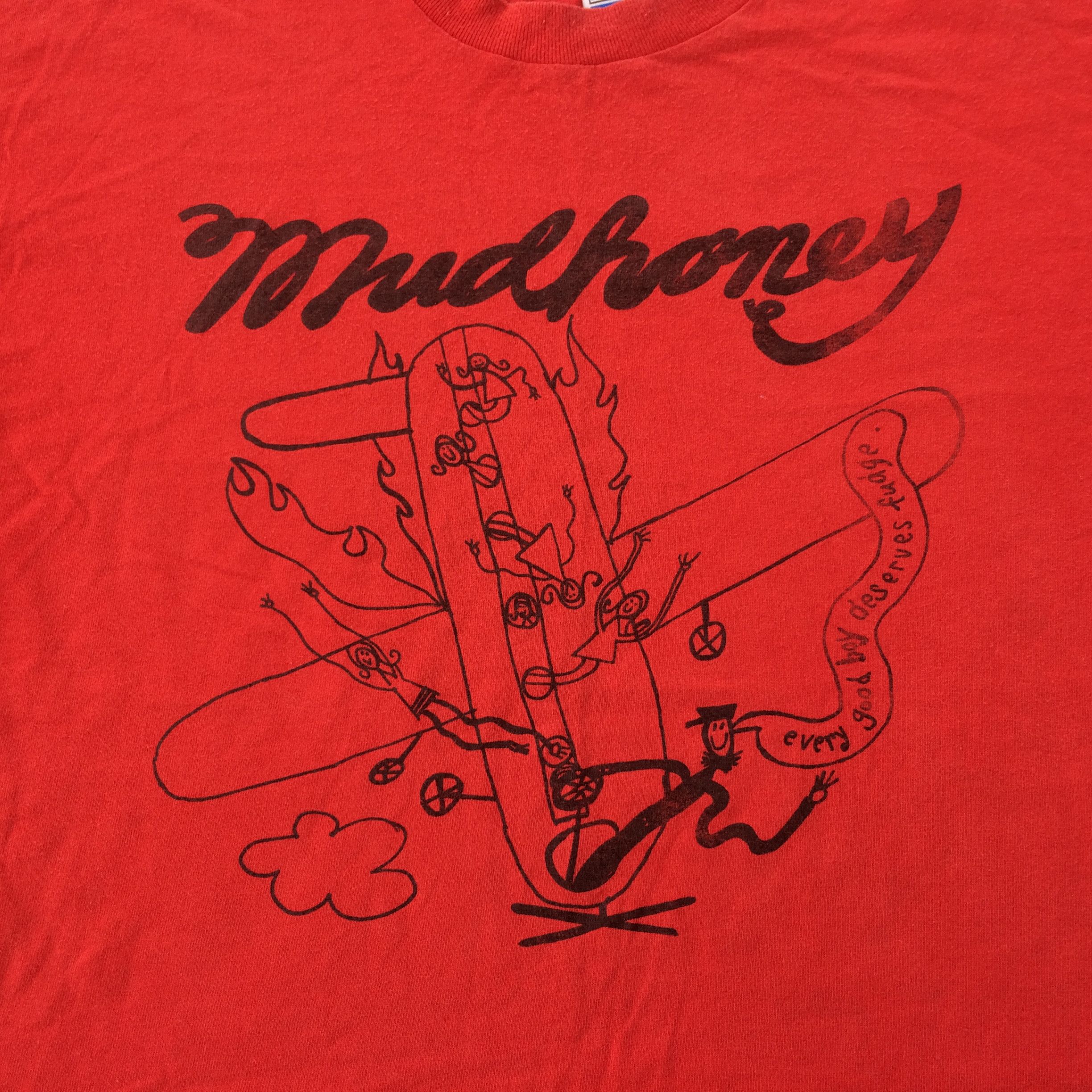 Band Tees × Vintage Vtg Mudhoney 90s Size XL Tour Rare T shirt Size US XL / EU 56 / 4 - 2 Thumbnail
