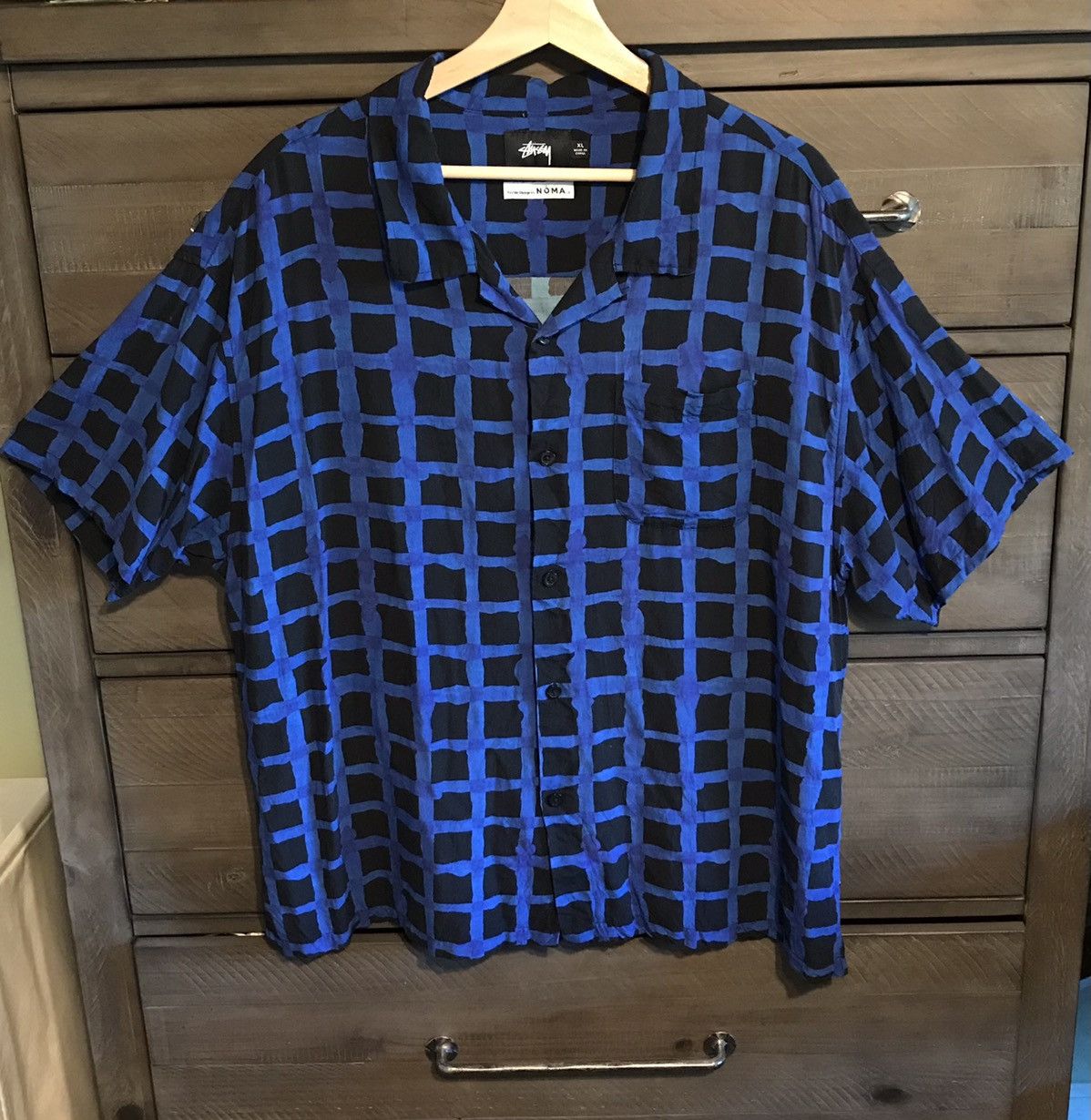NOMA t.d × Stussy LAST DROP‼️ Stussy X NOMA Hand Drawn Grid Shirt