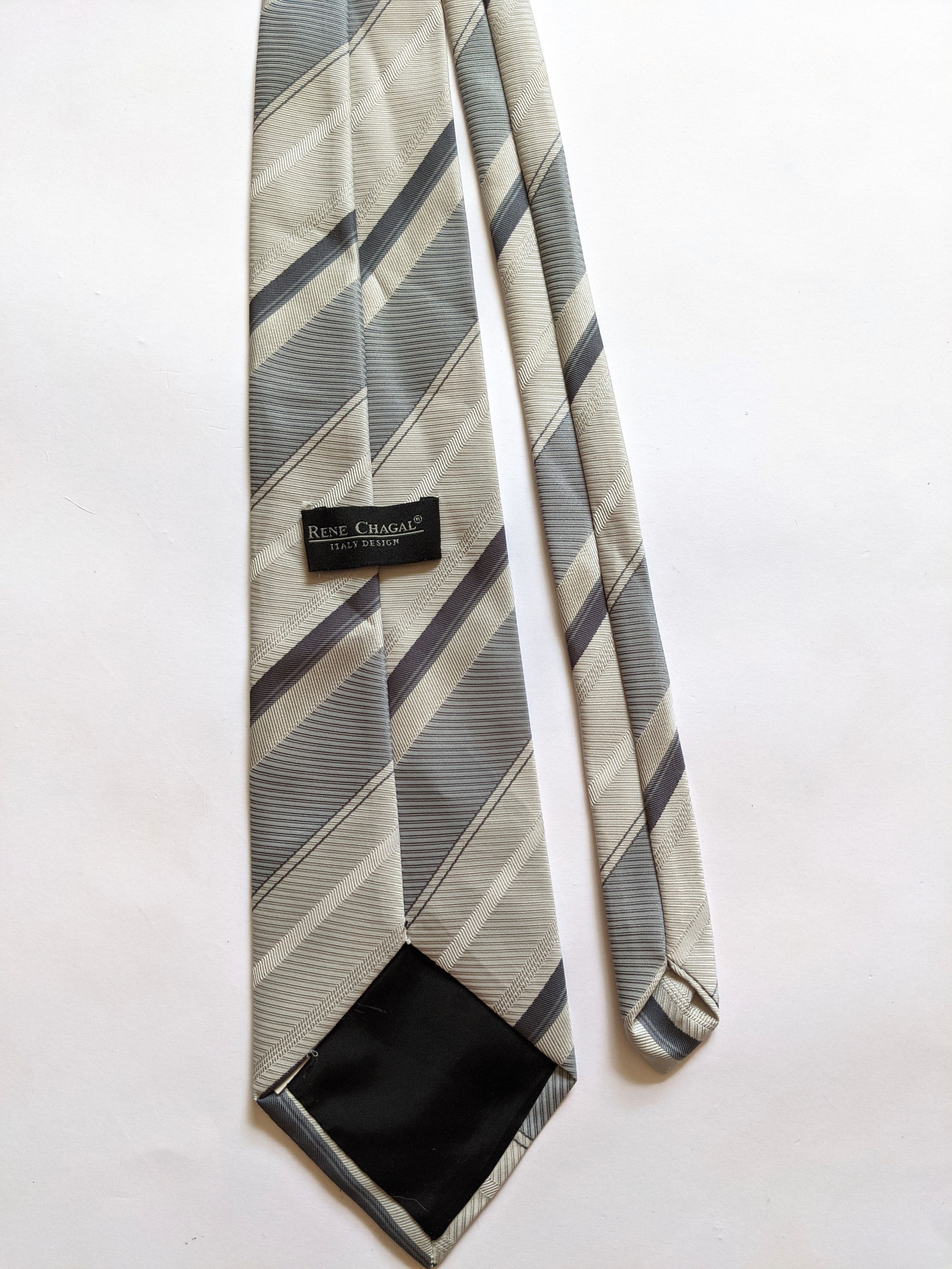Vintage Vintage Rene Chagal Italian design striped tie | Grailed