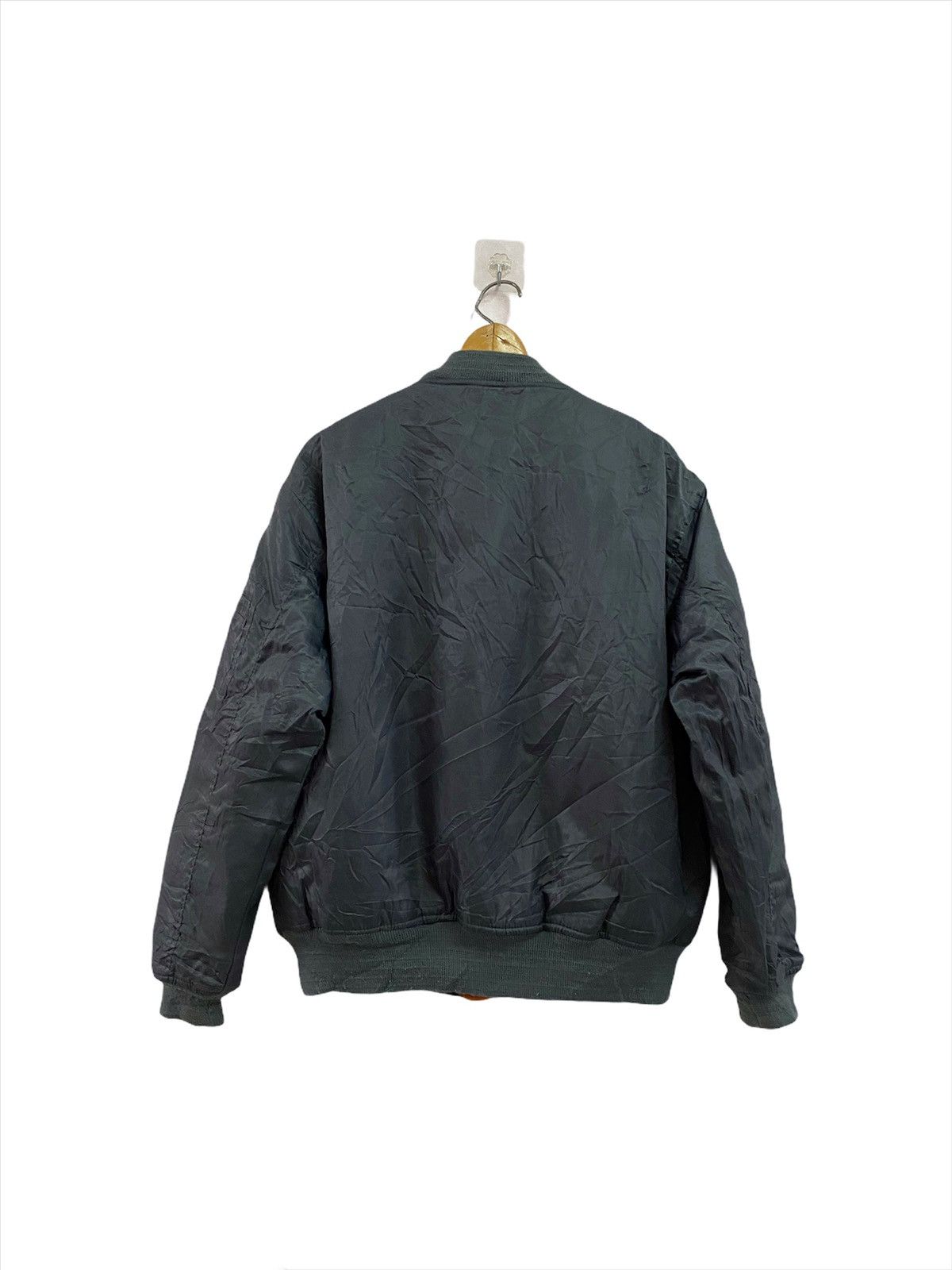 Vintage Red Arrow Distressed Grey Sun Faded Bomber Jackets Size US L / EU 52-54 / 3 - 4 Thumbnail
