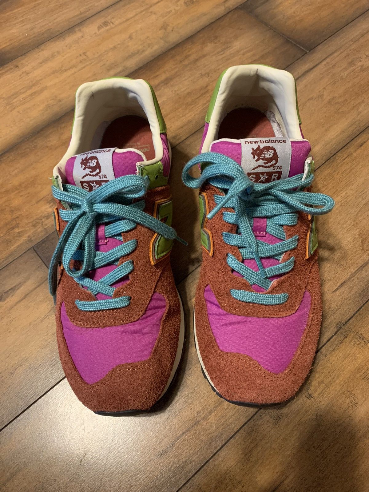 New Balance × Stray Rats Stray Rats x New Balance 574 red | Grailed