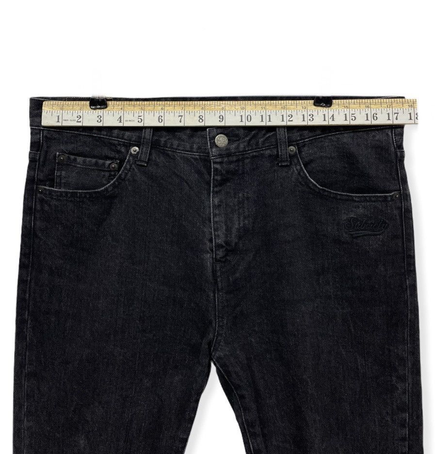 Japanese Brand FOG Style Vintage SUBCIETY Crash Knee Slim Fit Denim Size US 33 - 12 Thumbnail